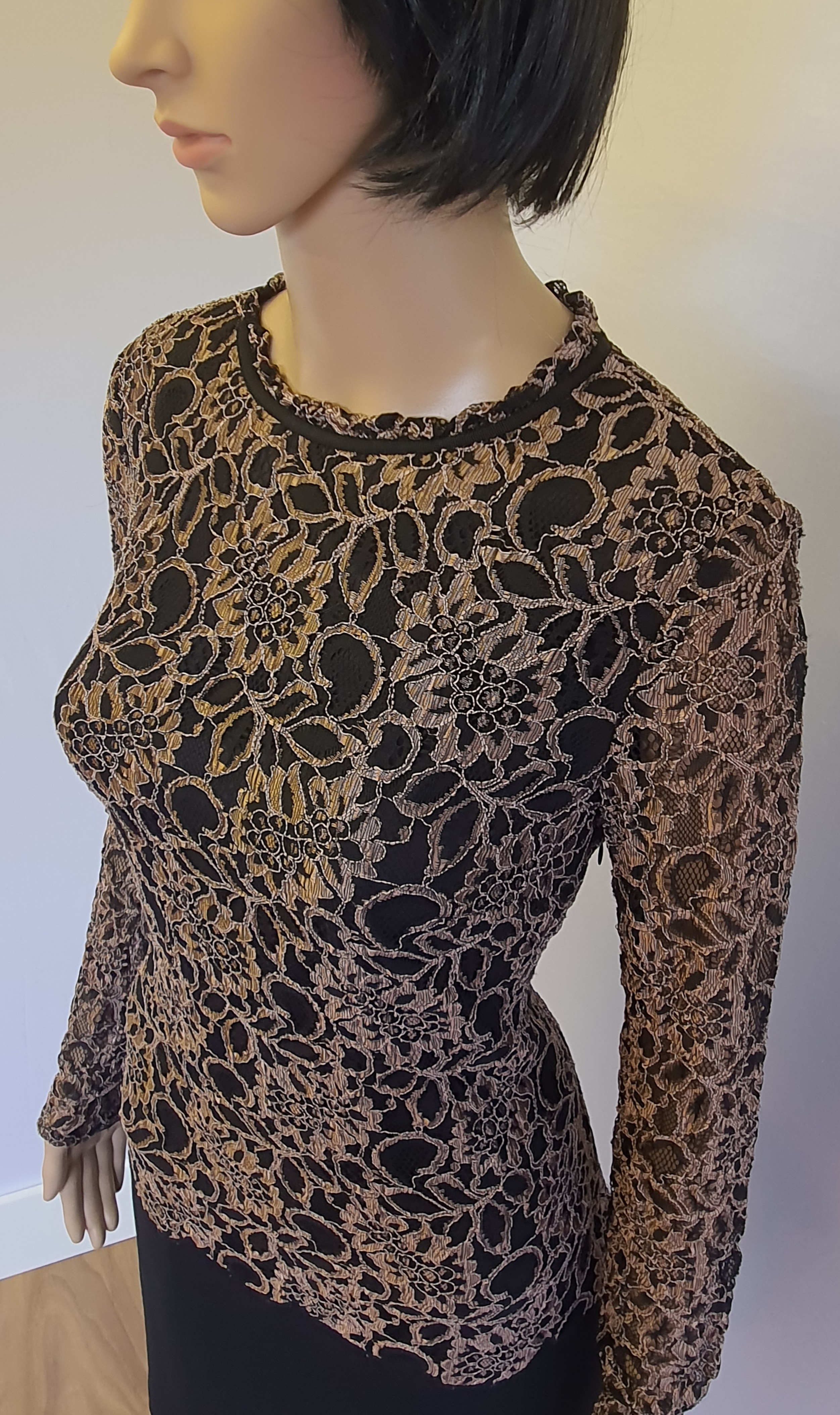TED BAKER Elke Lace Shift Dress Size Ted 3, UK12