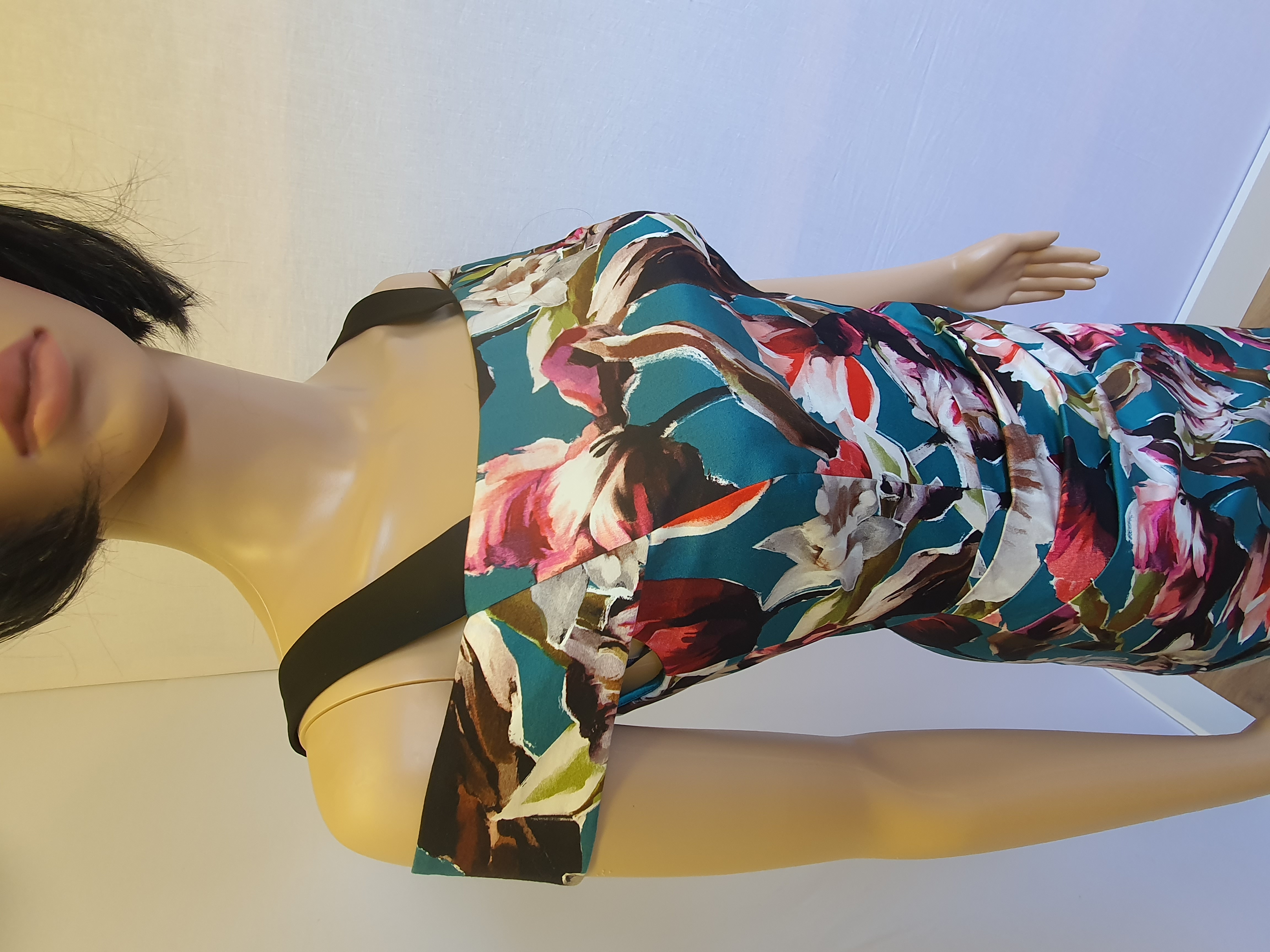 KAREN MILLEN Bardot Floral Pencil Dress BNWT Size UK6