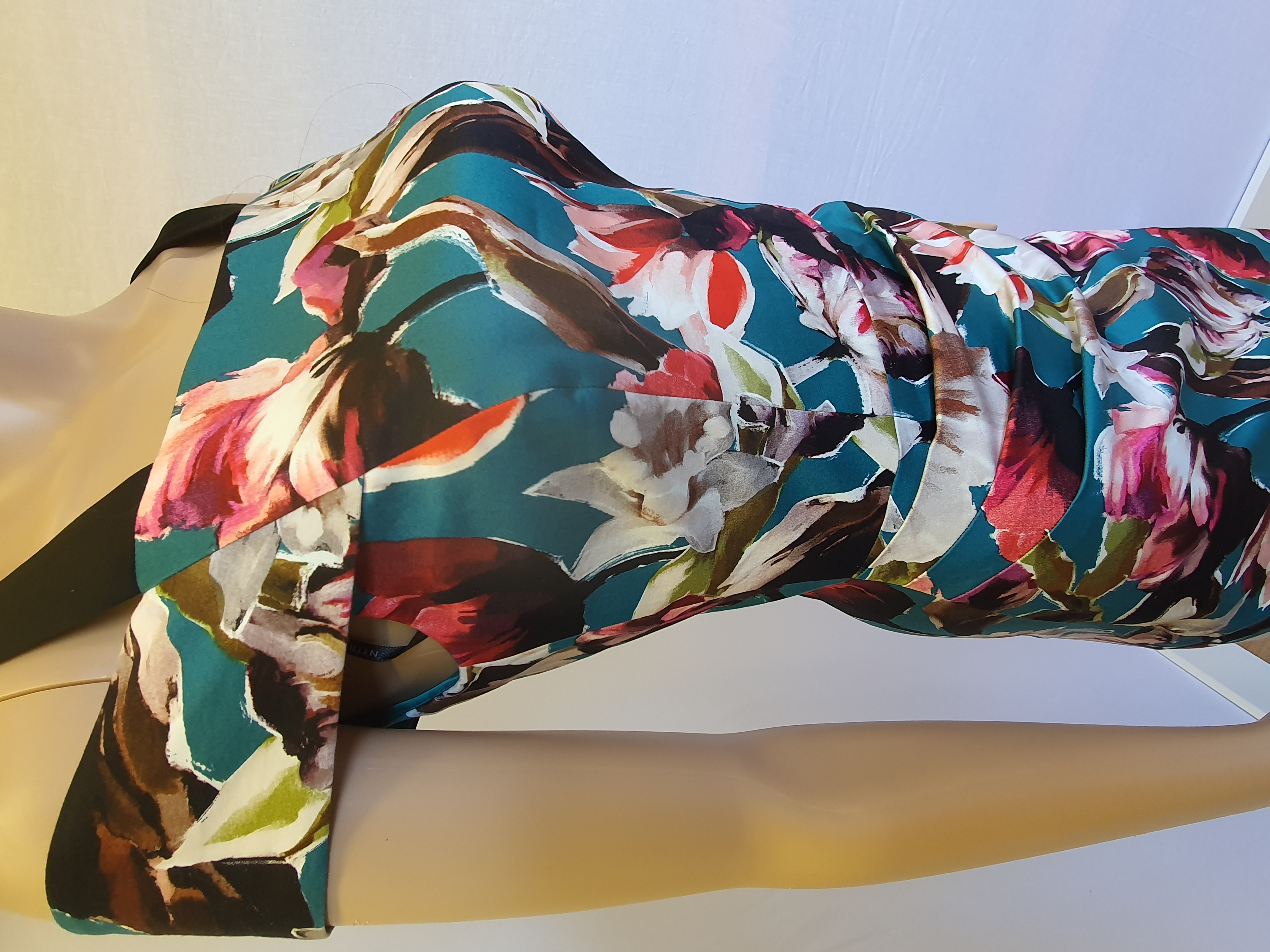 KAREN MILLEN Bardot Floral Pencil Dress BNWT Size UK6