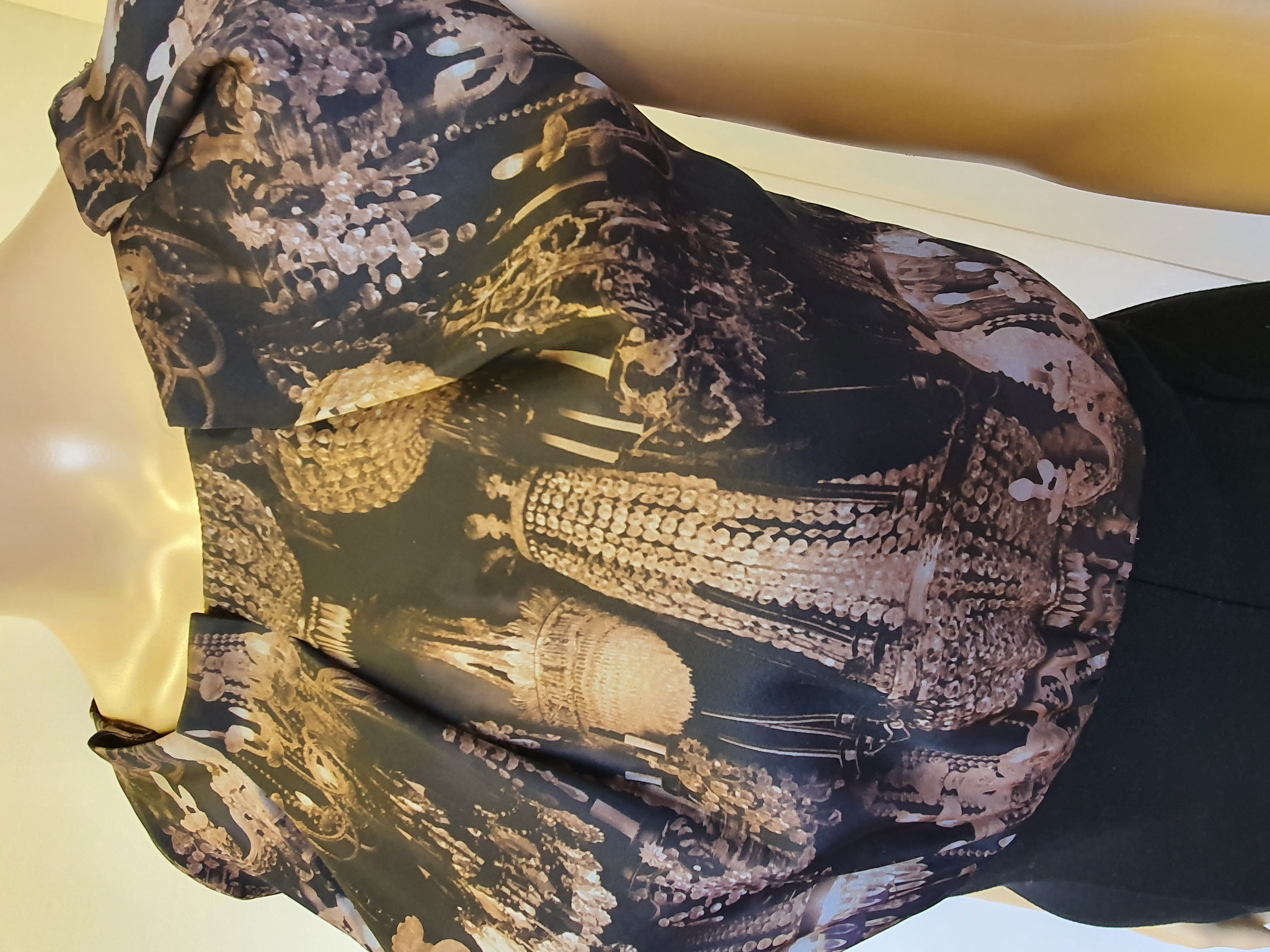 TED BAKER Cocktail Chandelier Design Dress Size Ted 4 UK14