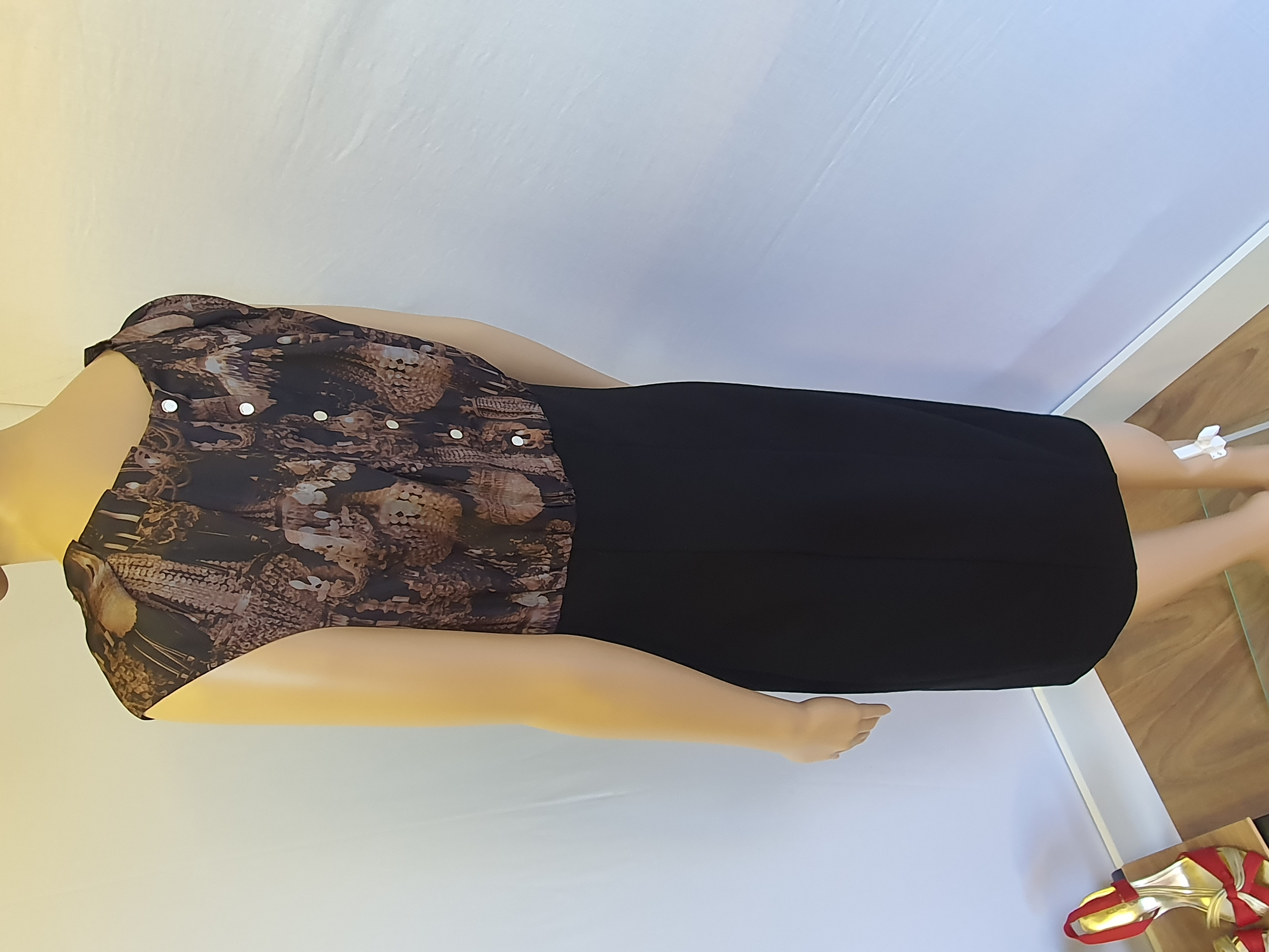 TED BAKER Cocktail Chandelier Design Dress Size Ted 4 UK14