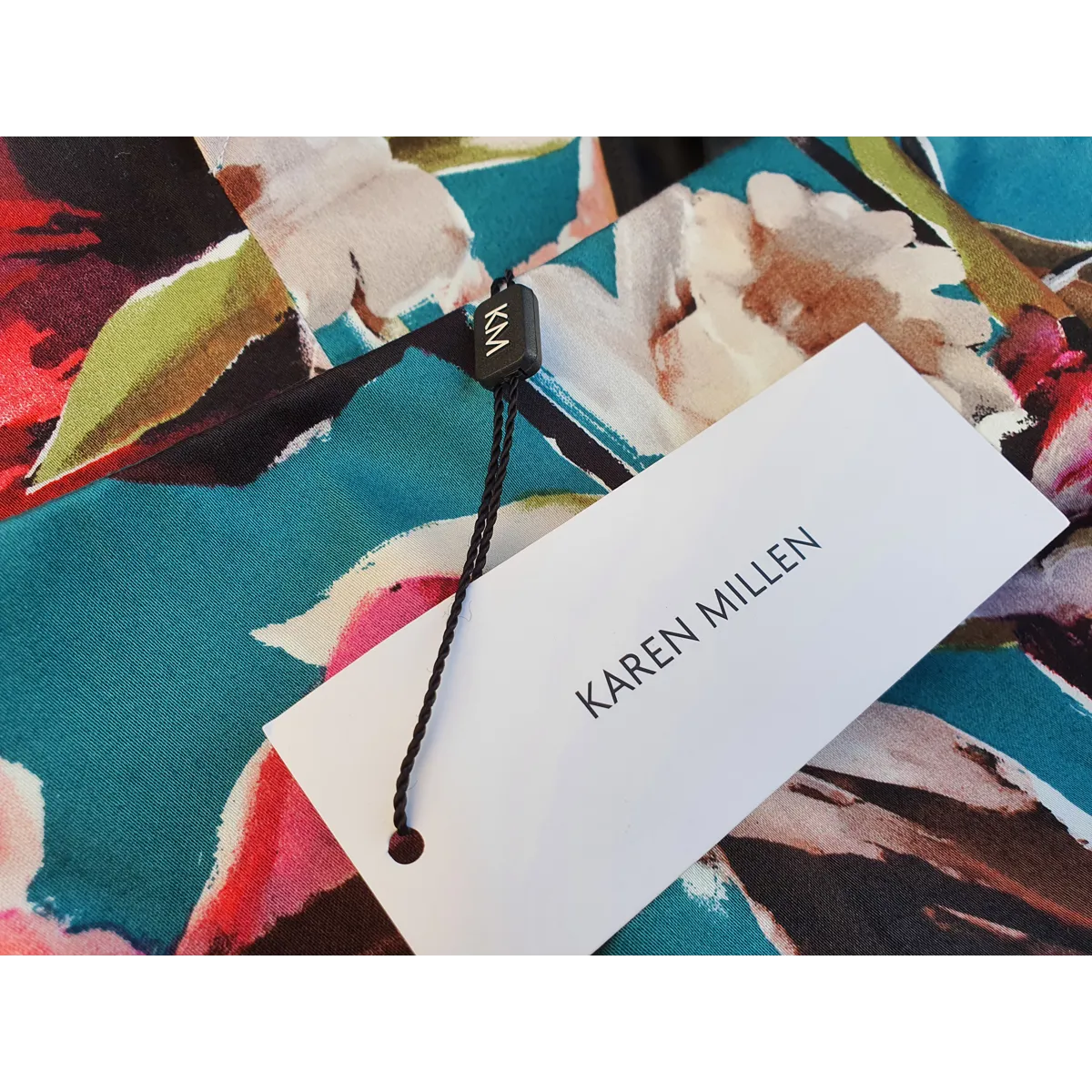 KAREN MILLEN Bardot Floral Pencil Dress BNWT Size UK6