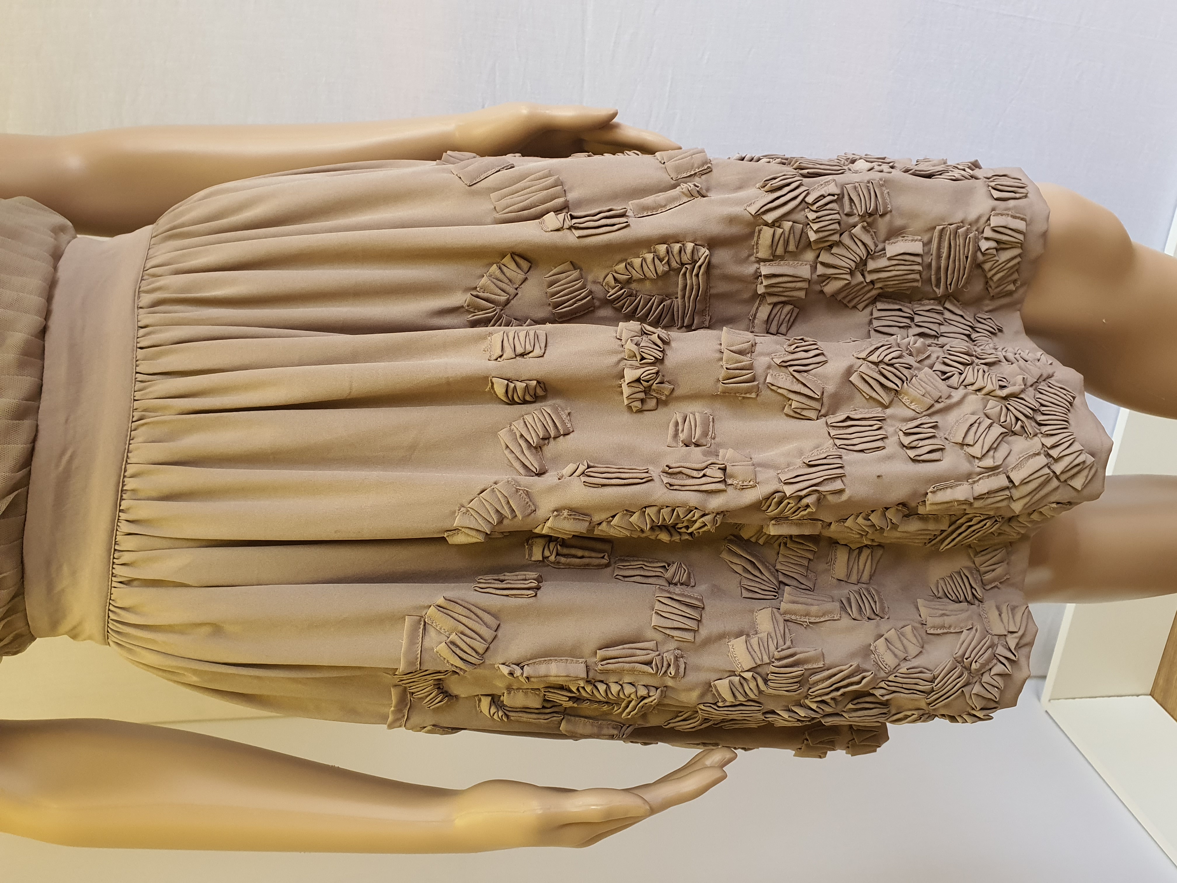 REISS Eleanor Texture and Mesh Dress Size