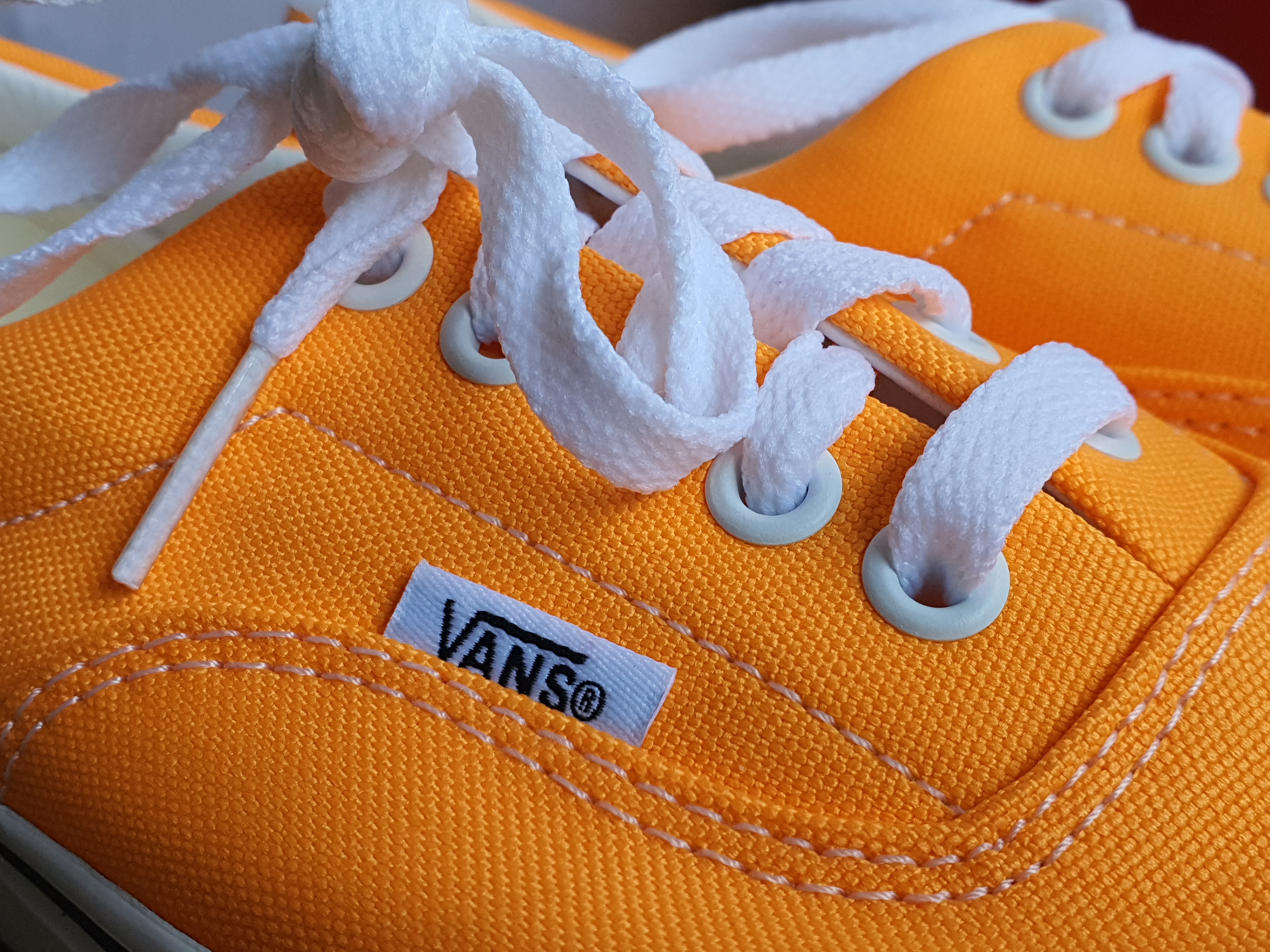VANS Era Neon Orange Unisex Canvas Shoe Siz UK6
