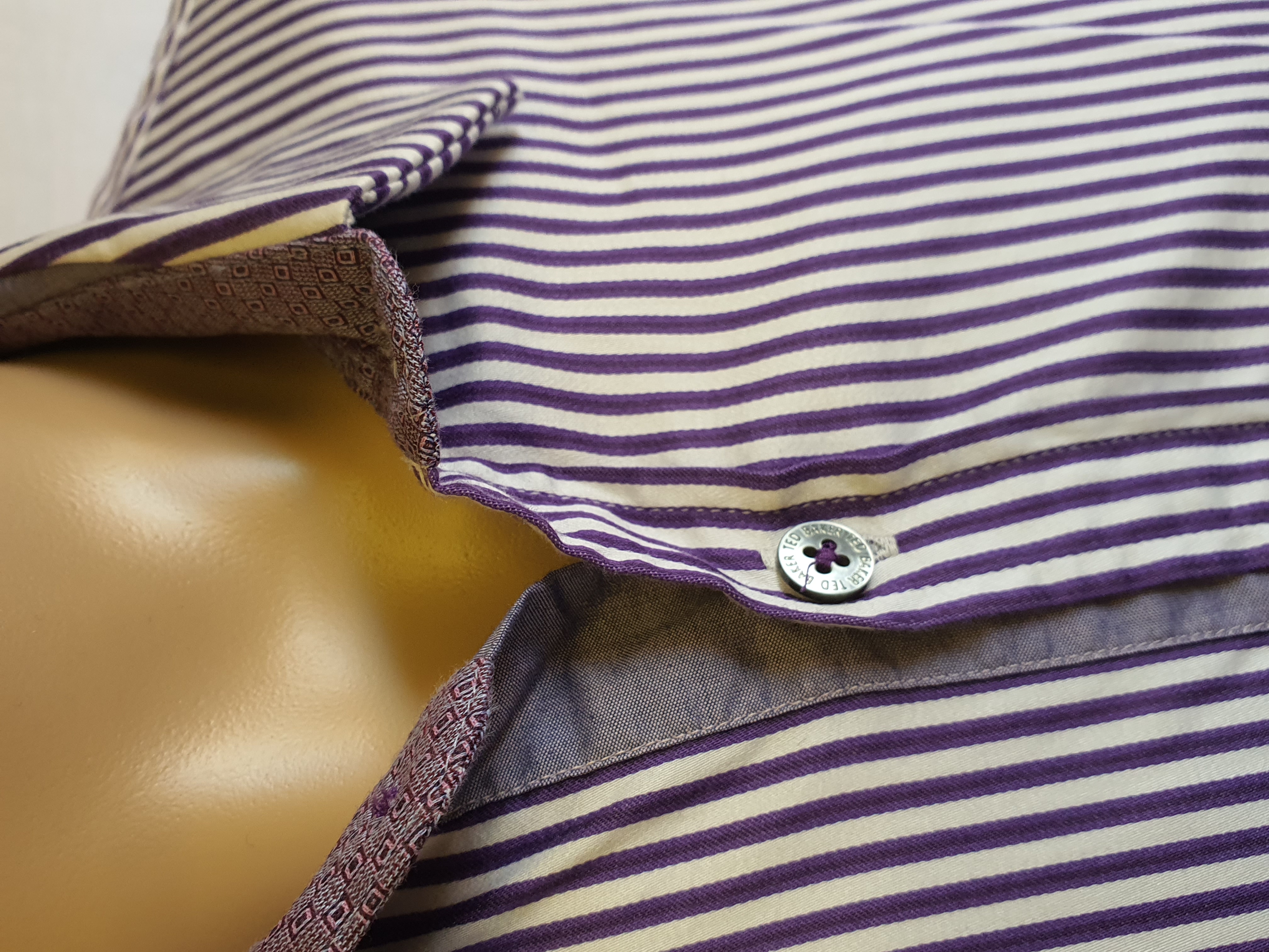 TED BAKER Striped Shirt Size Ted 5 UK L