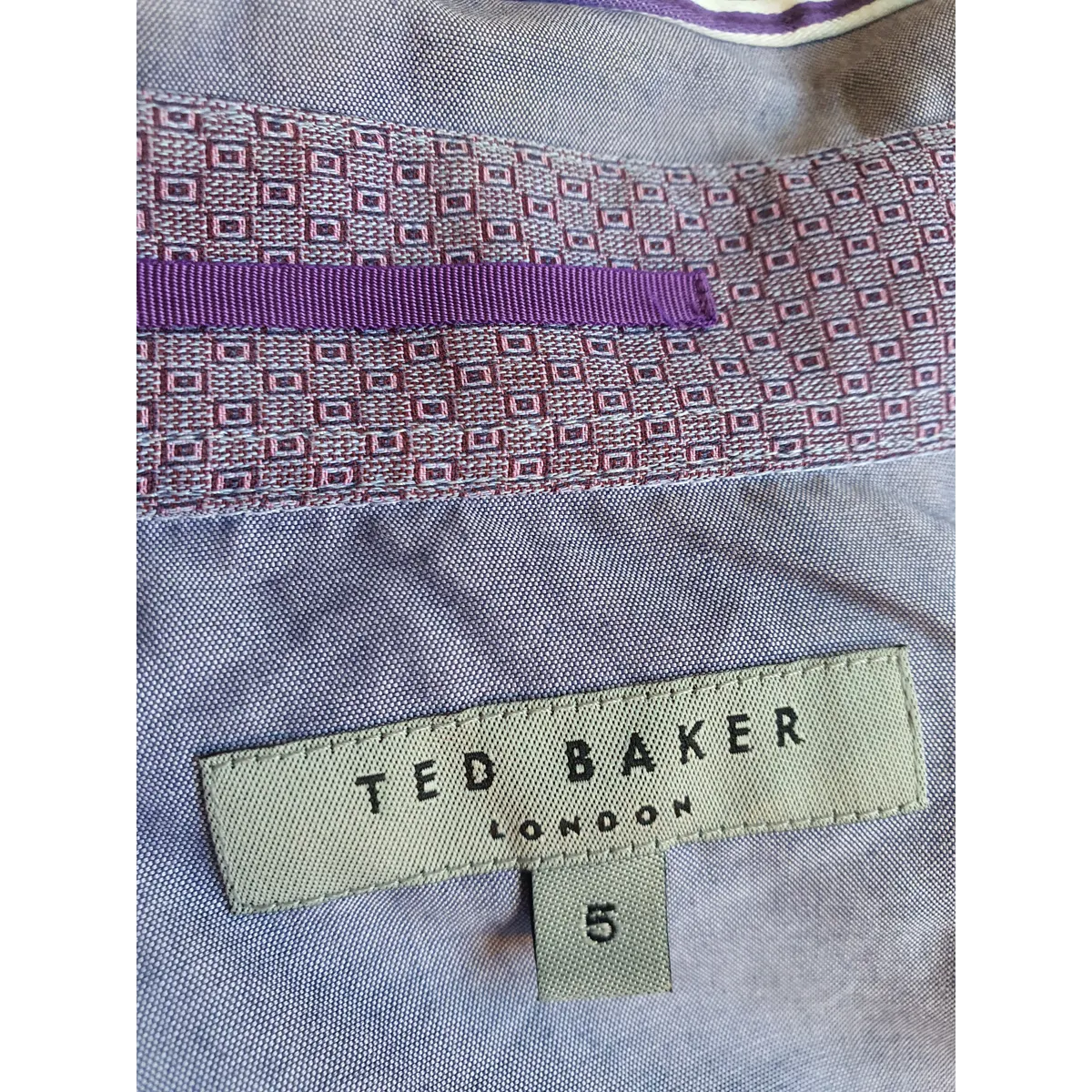 TED BAKER Striped Shirt Size Ted 5 UK L