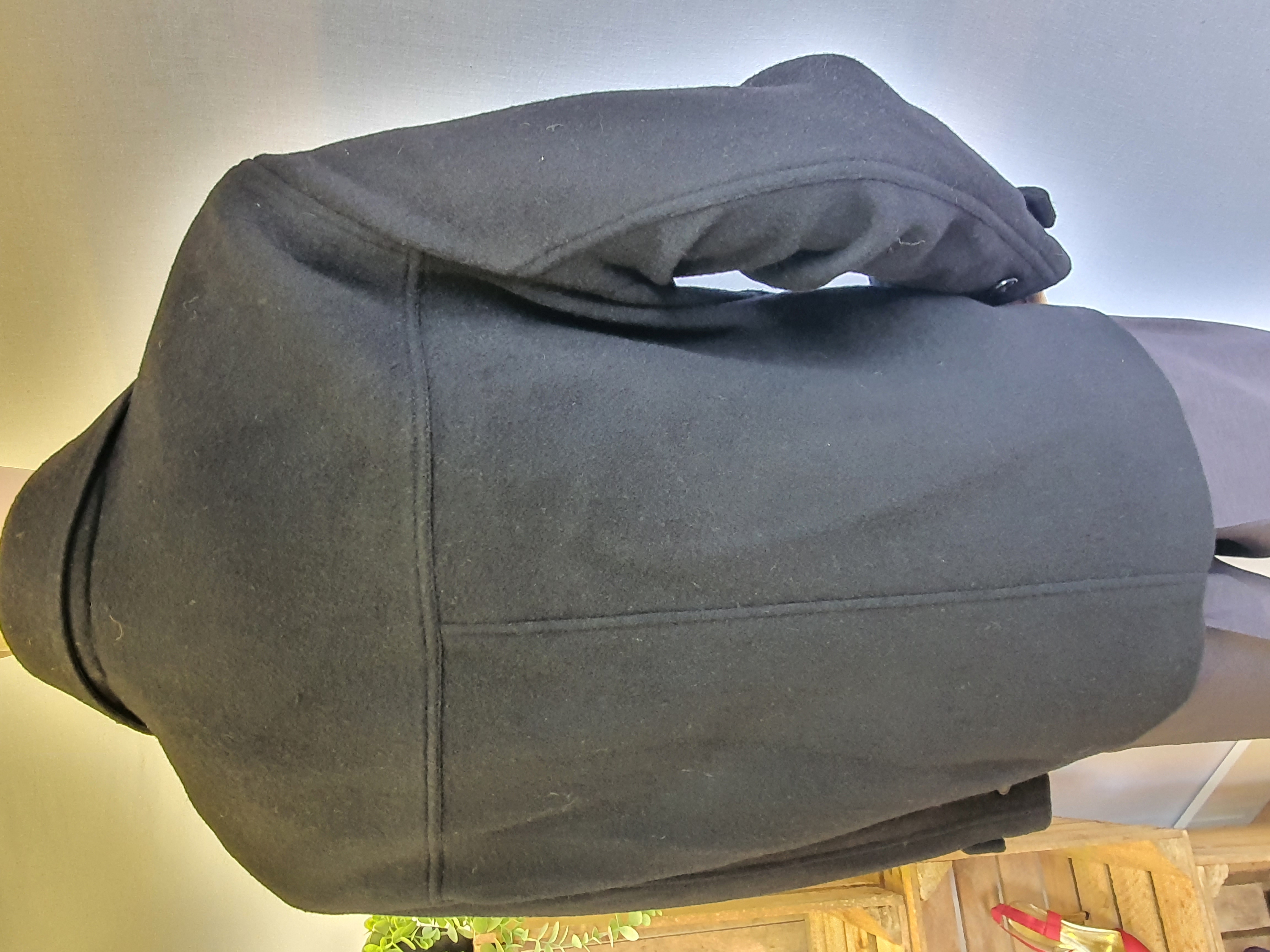TED BAKER Atllas Black Wool Peacoat Size Ted 4