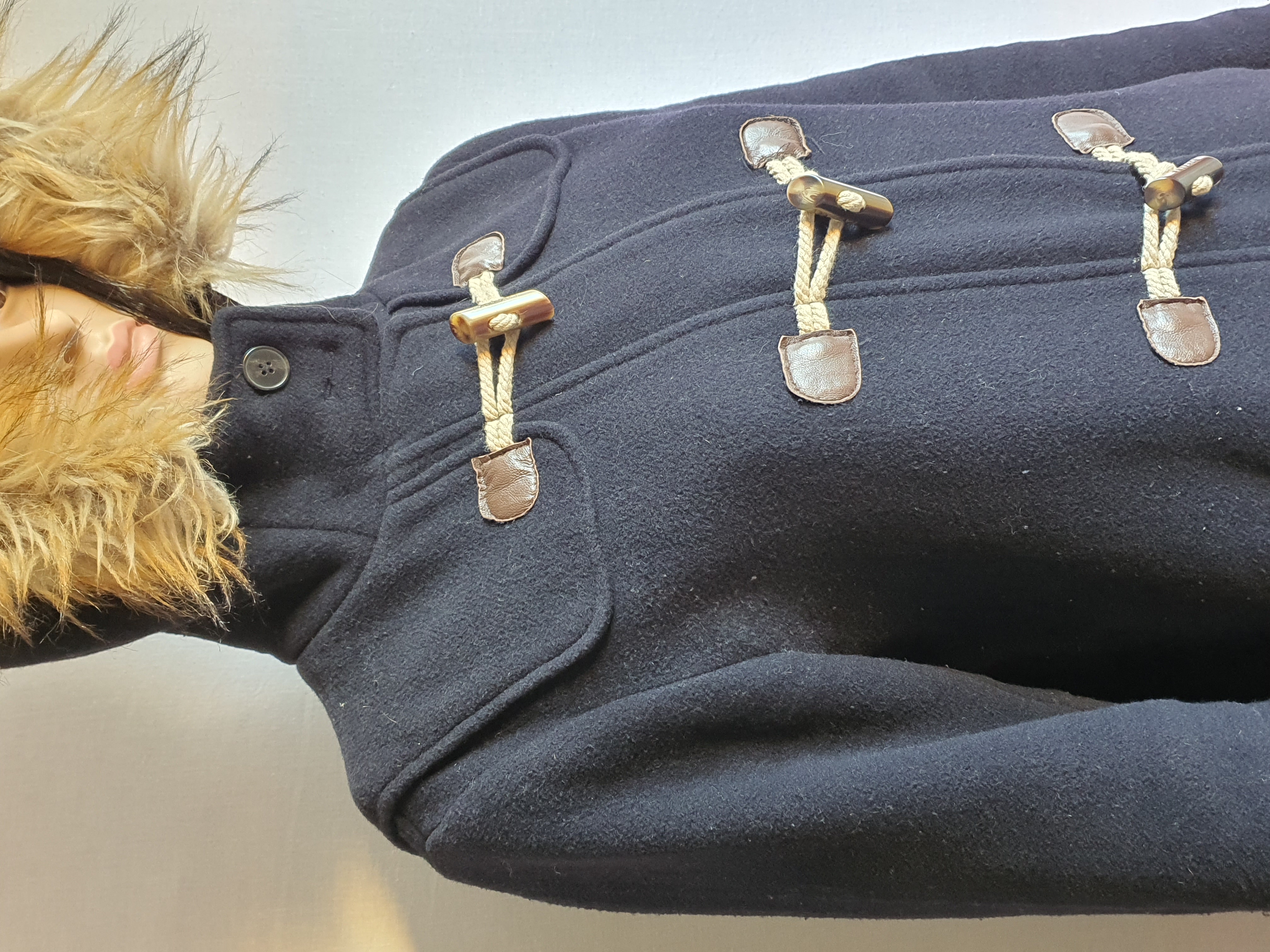 FATFACE Fur Hooded Fleece Winter Coat