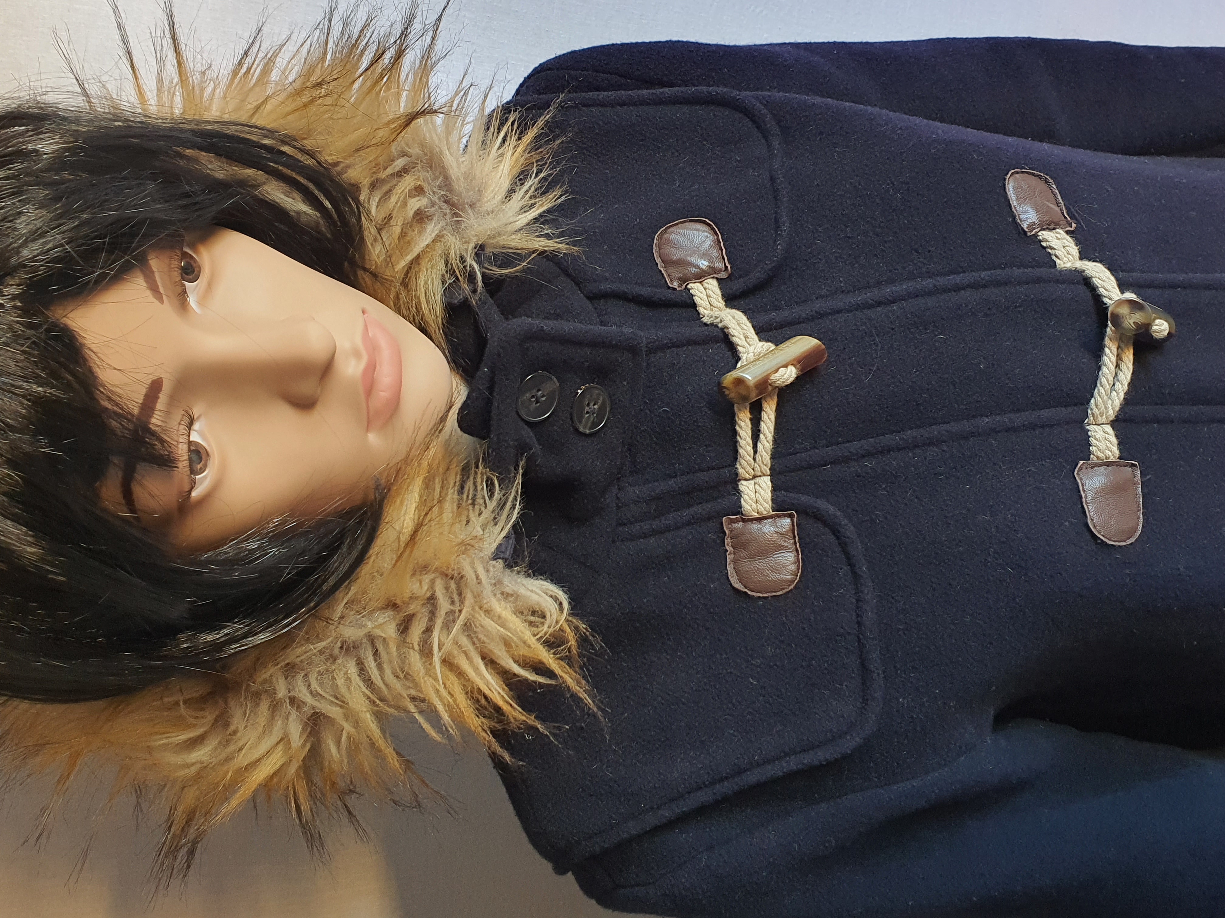 FATFACE Fur Hooded Fleece Winter Coat