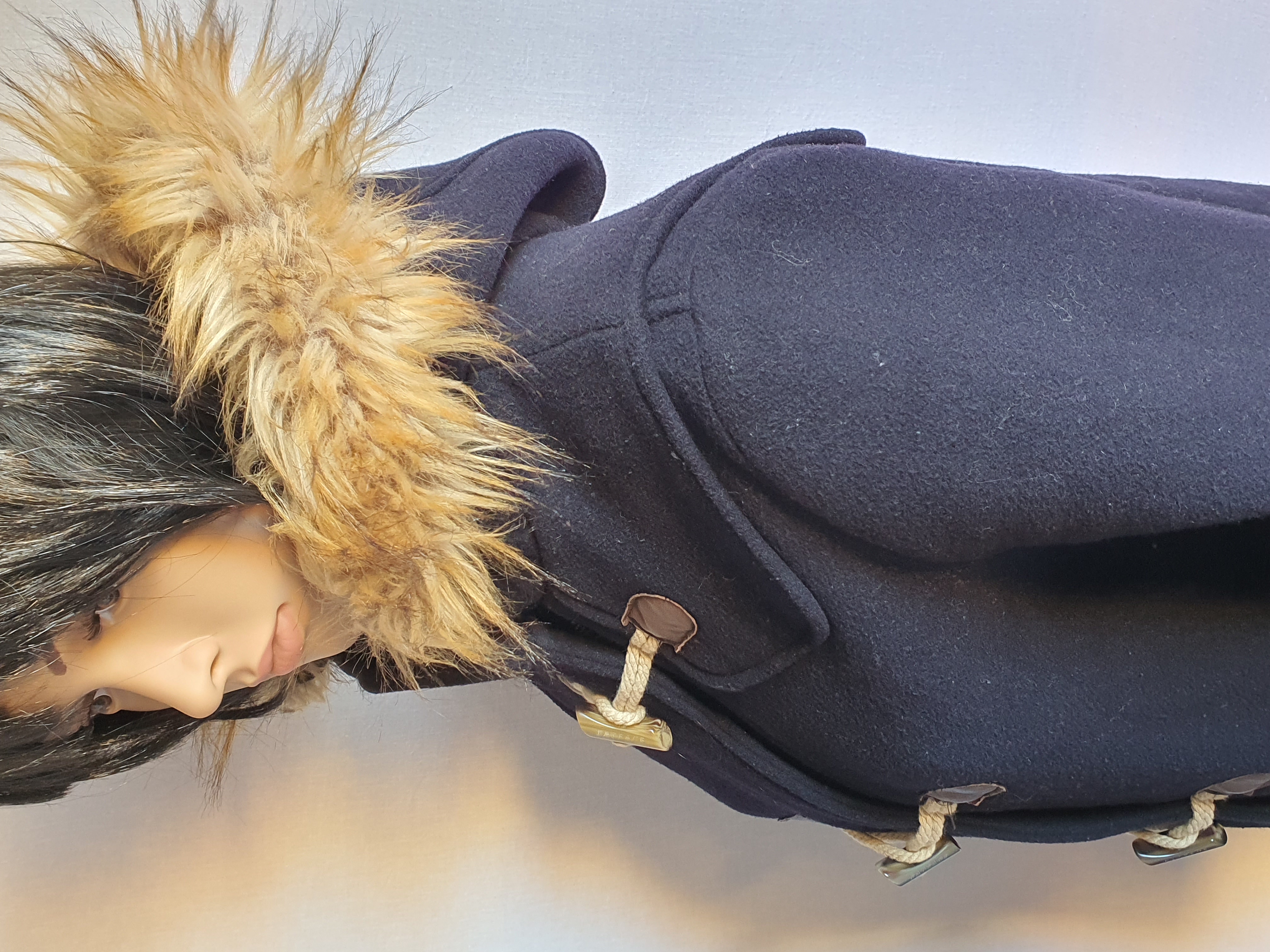 FATFACE Fur Hooded Fleece Winter Coat