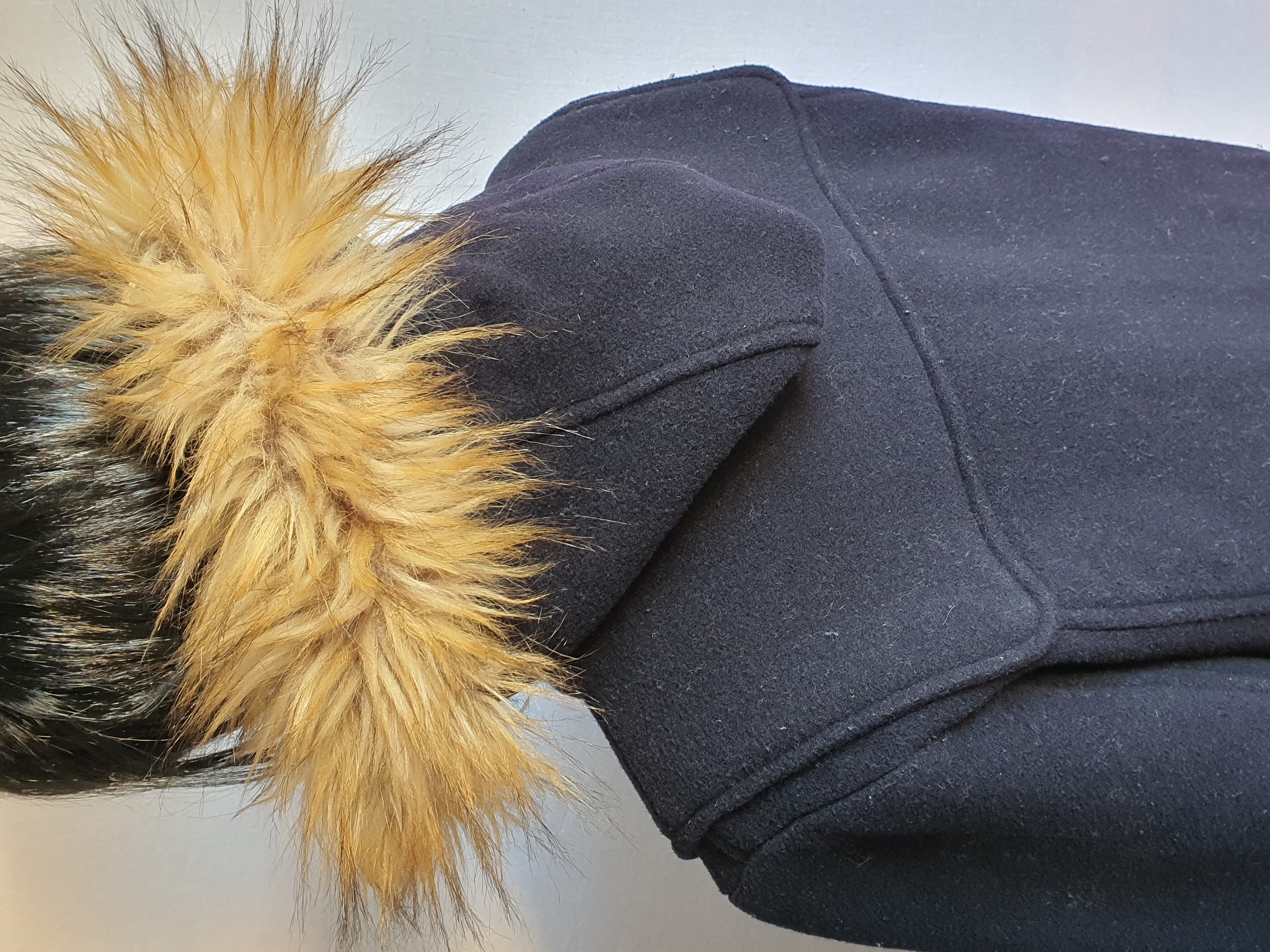 FATFACE Fur Hooded Fleece Winter Coat