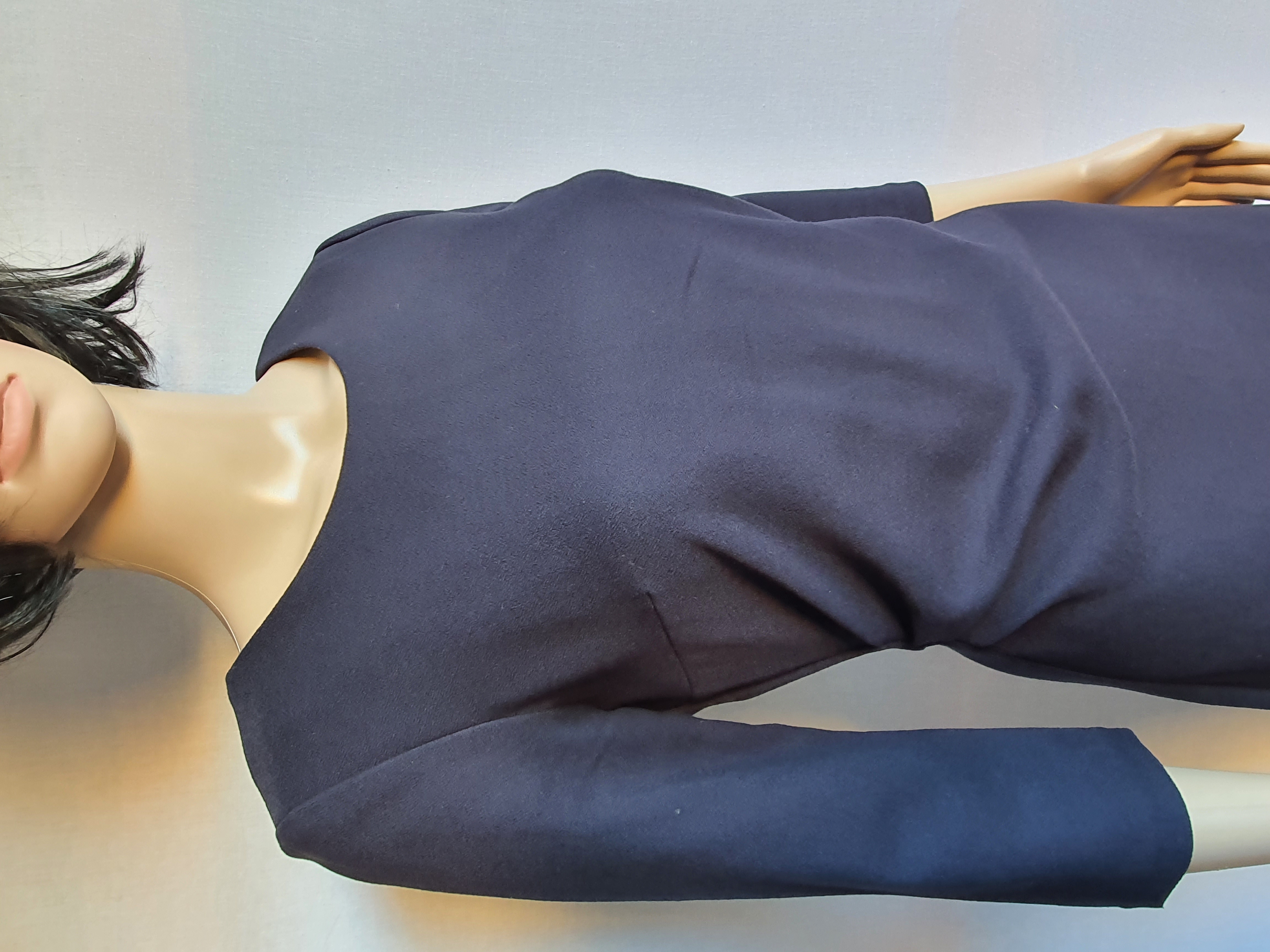 NEXT Tailoring Navy Blue 3/4 Arm Dress Size UK6