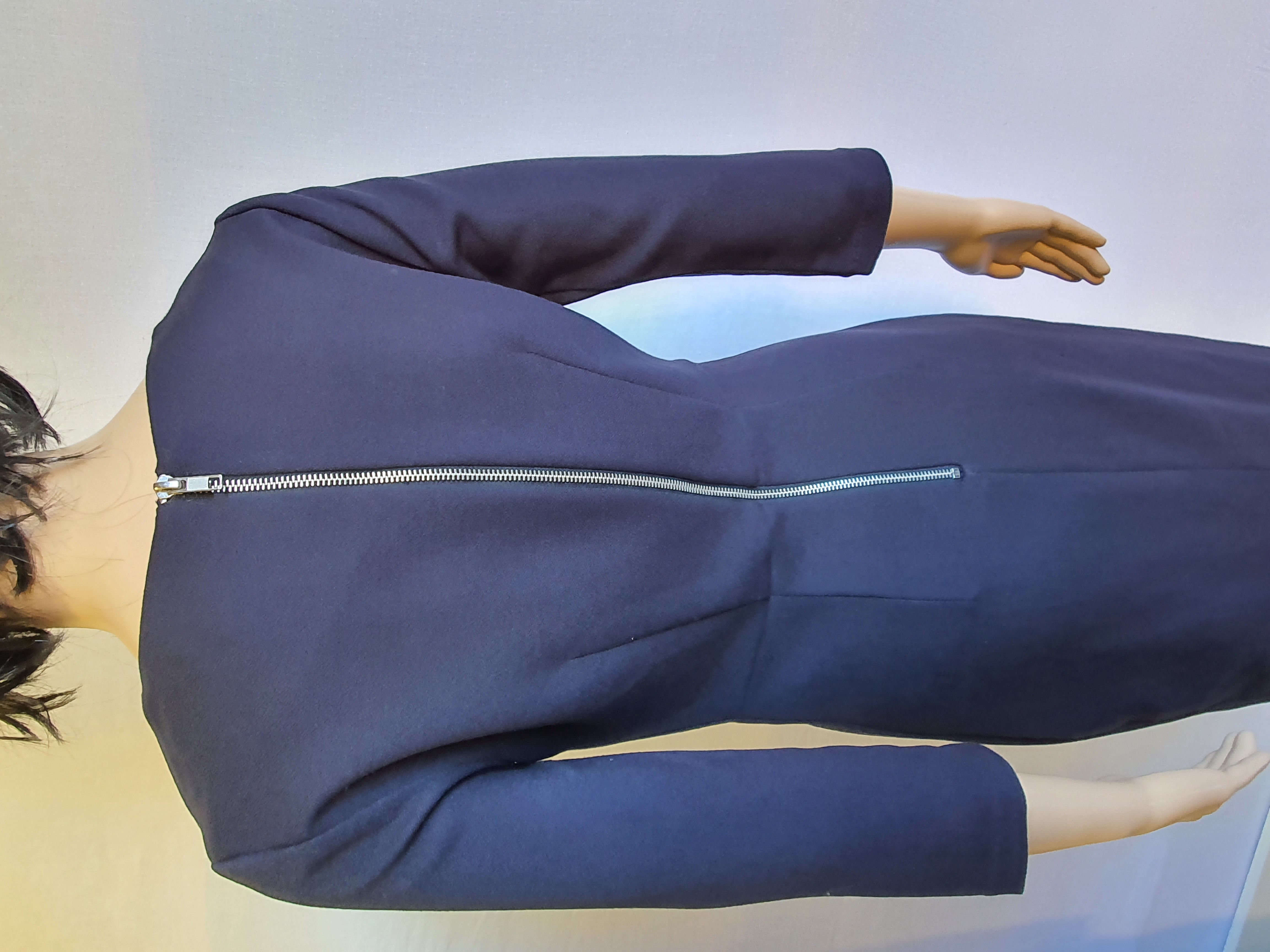 NEXT Tailoring Navy Blue 3/4 Arm Dress Size UK6