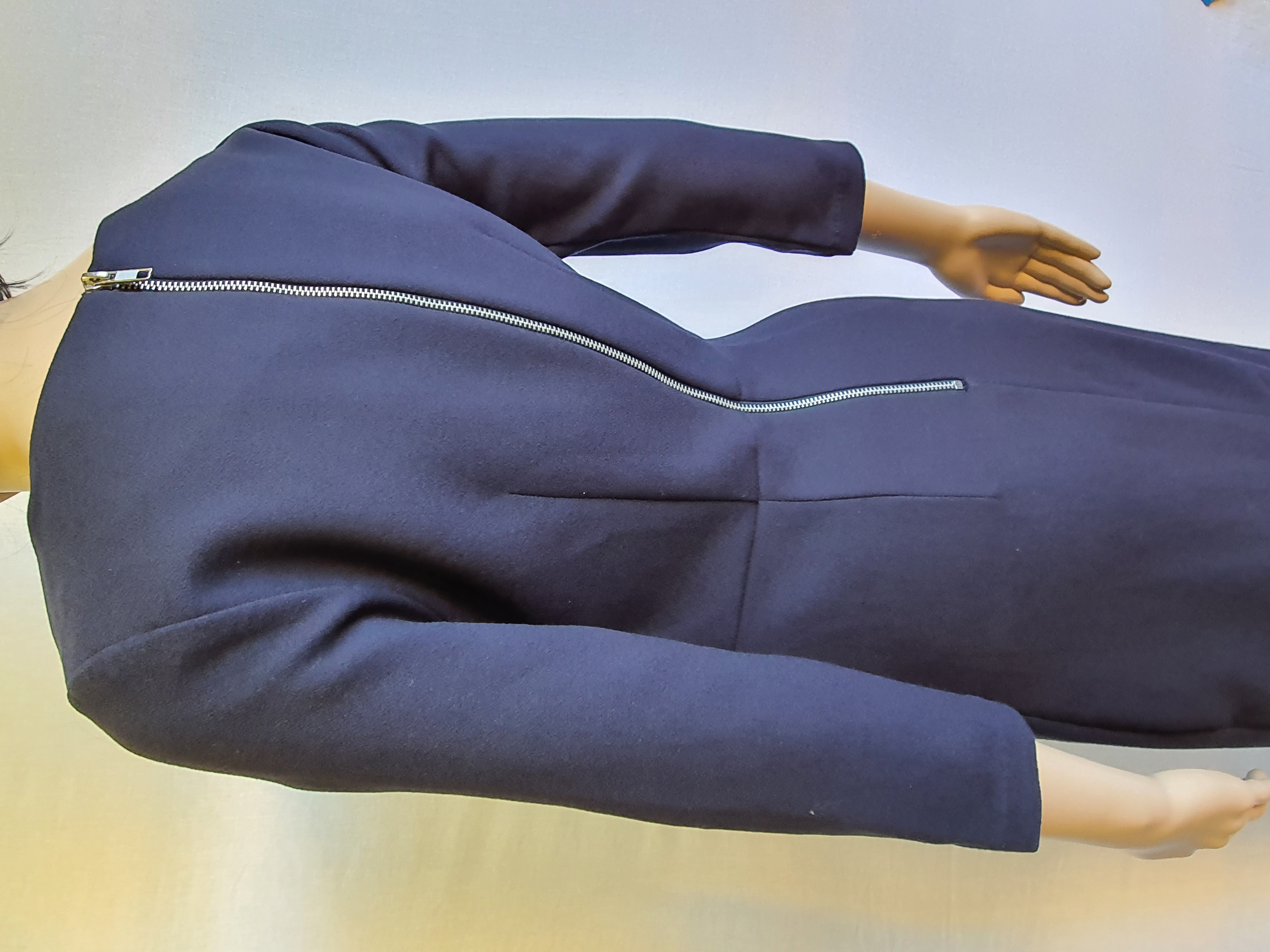 NEXT Tailoring Navy Blue 3/4 Arm Dress Size UK6