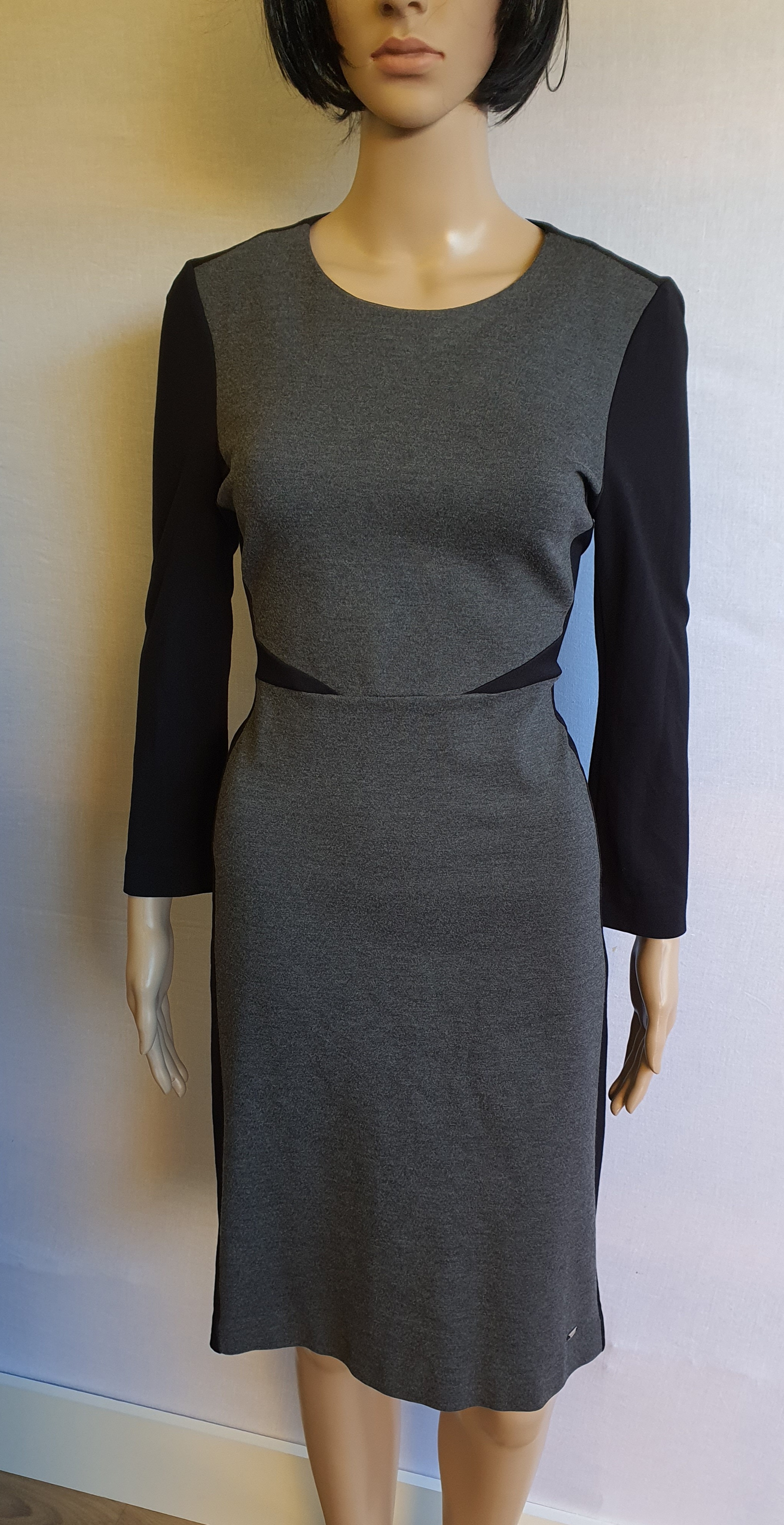 TOMMY HILFIGER Grey & Black Dress Size UK 6