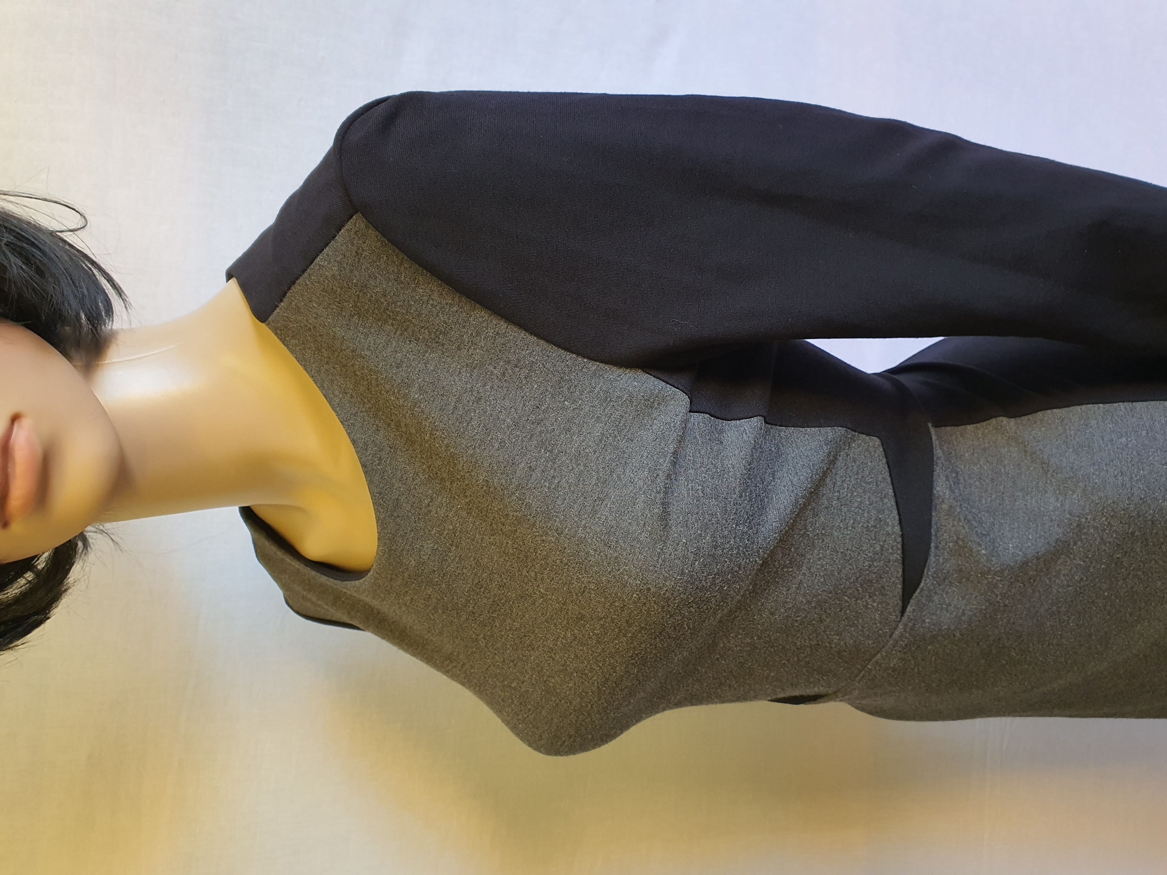 TOMMY HILFIGER Grey & Black Dress Size UK 6