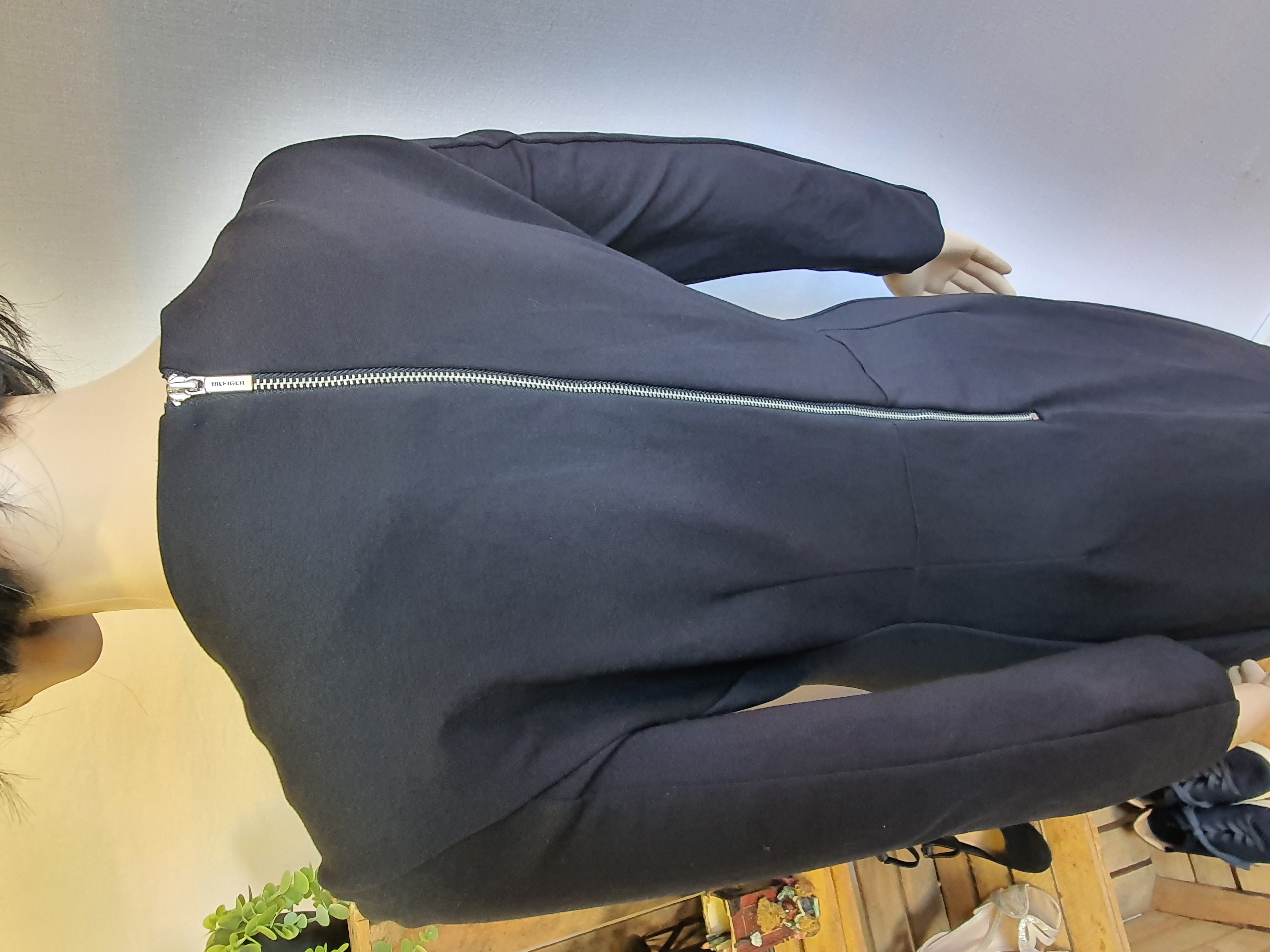 TOMMY HILFIGER Grey & Black Dress Size UK 6