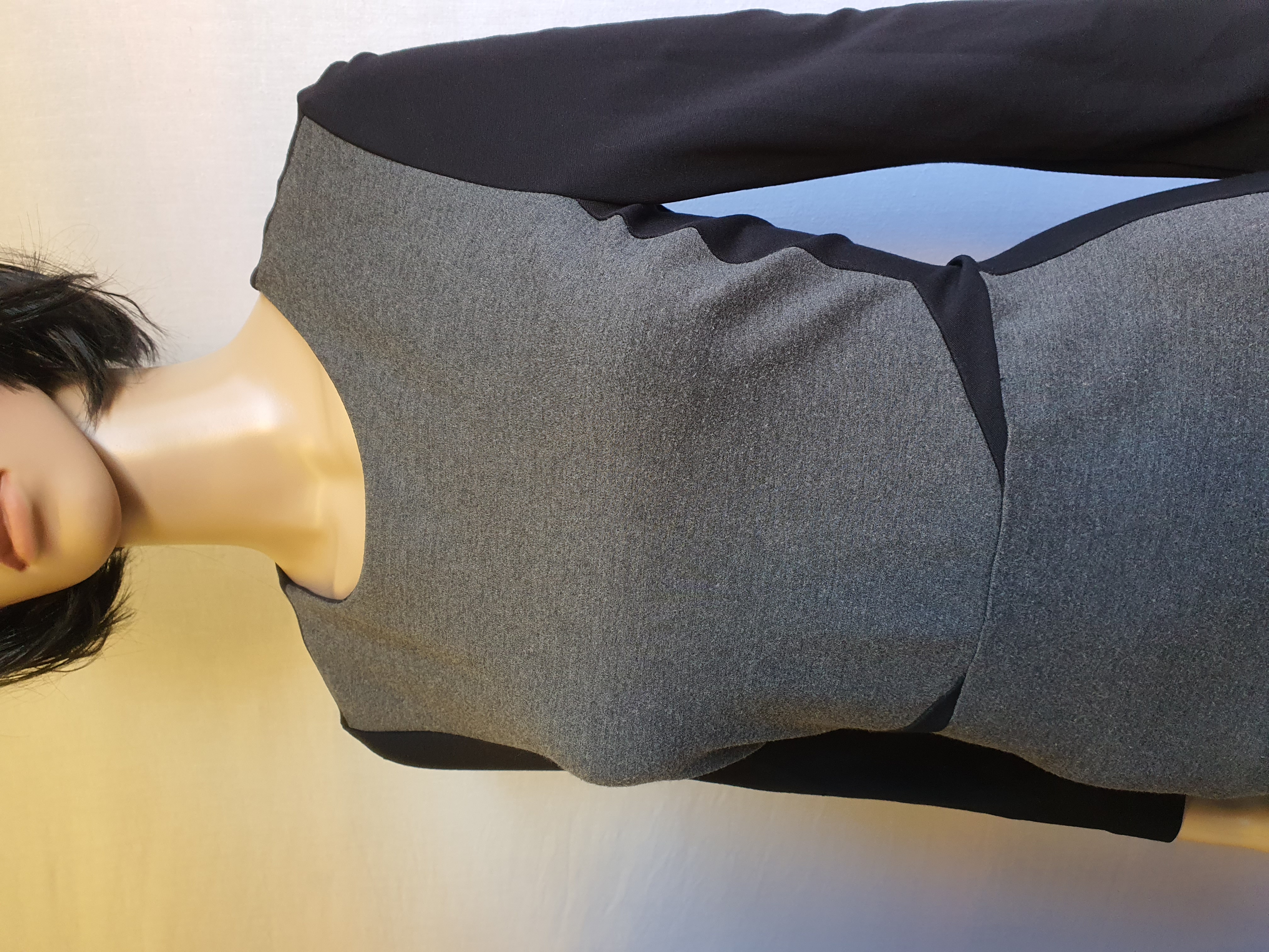TOMMY HILFIGER Grey & Black Dress Size UK 6