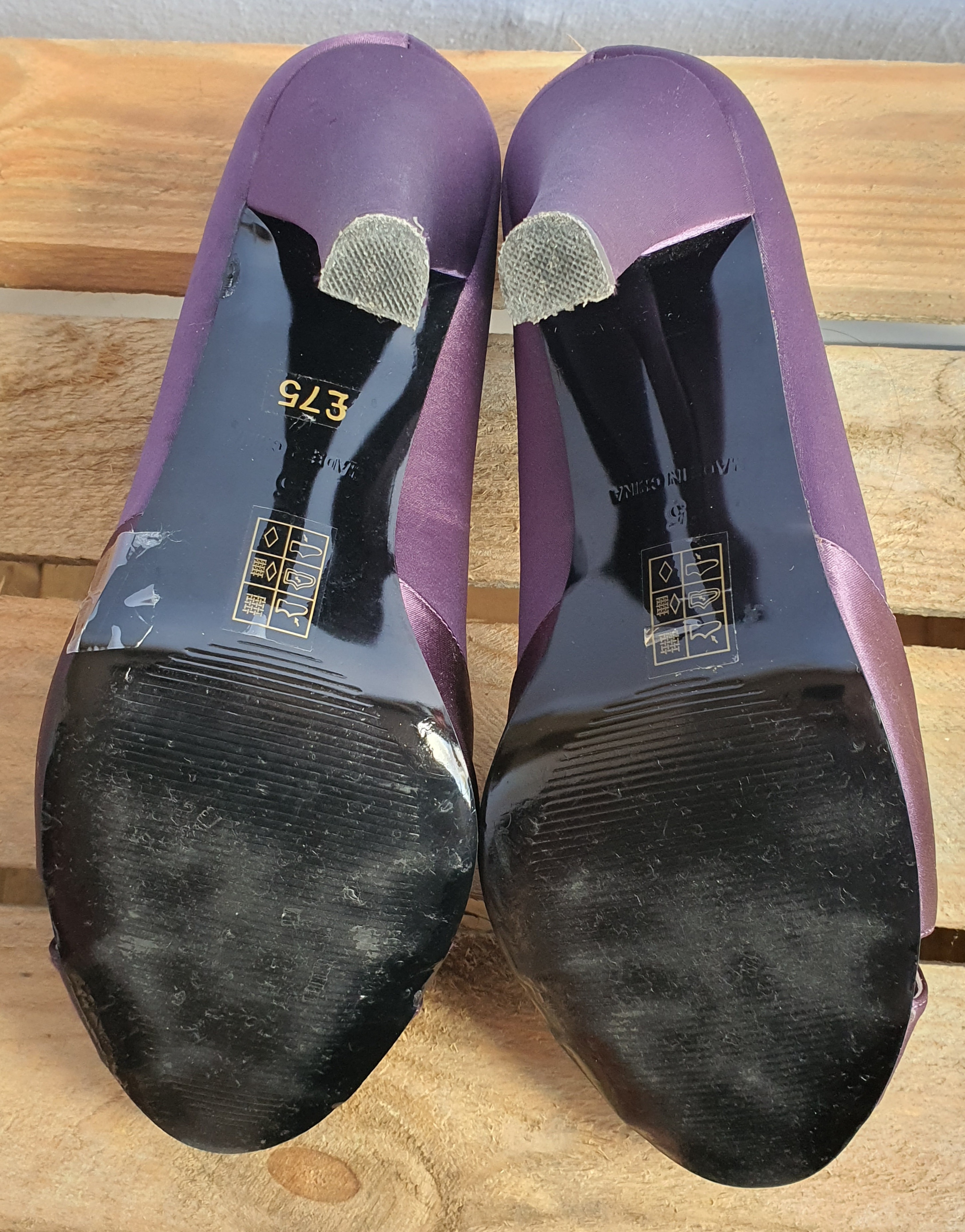 PHASE EIGHT Purple 4" Heeled Court Shoe Size UK5