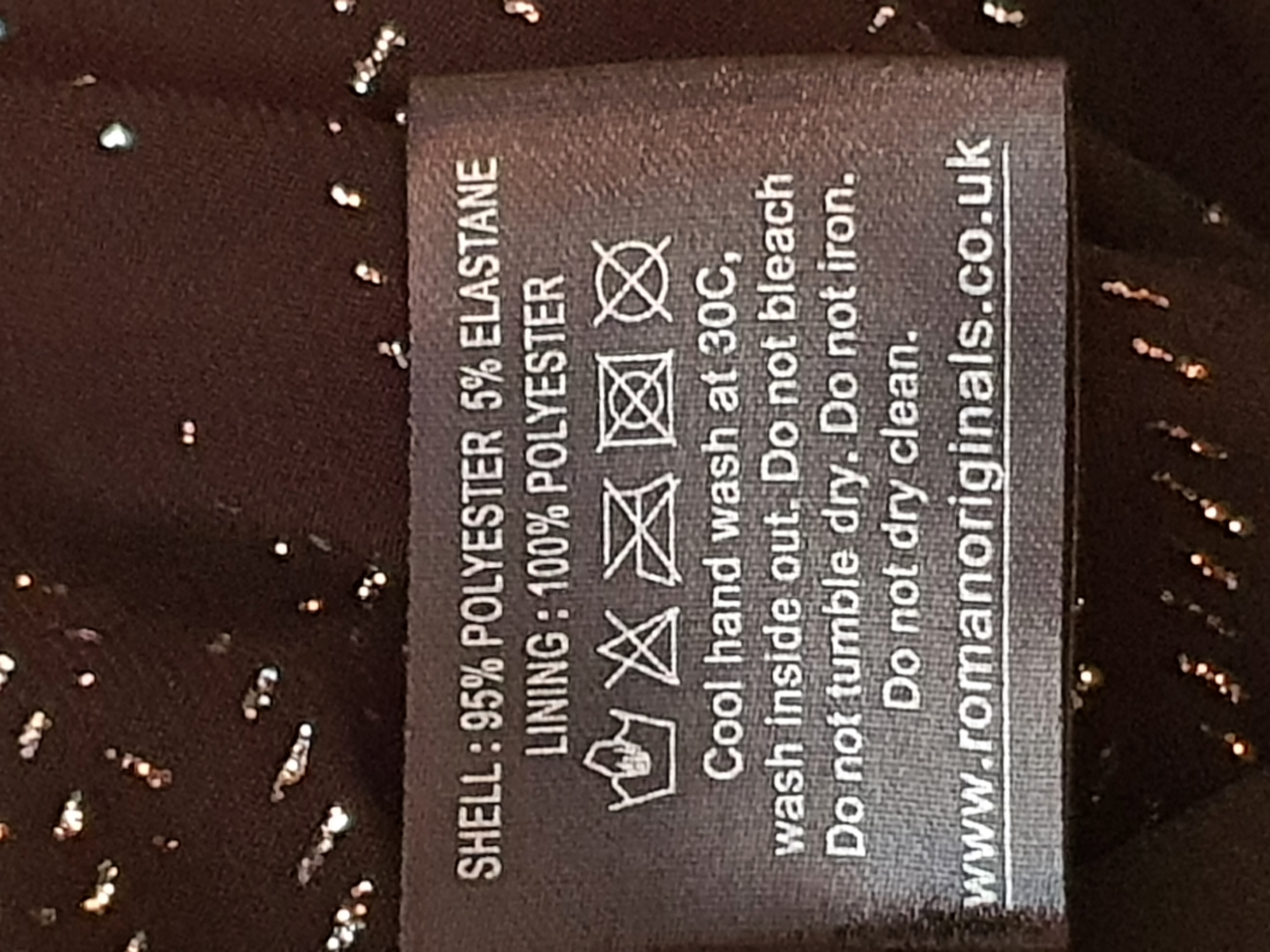 ROMAN Full Length Glitter Detail Maxi Dress Size UK10 - BNWT £60