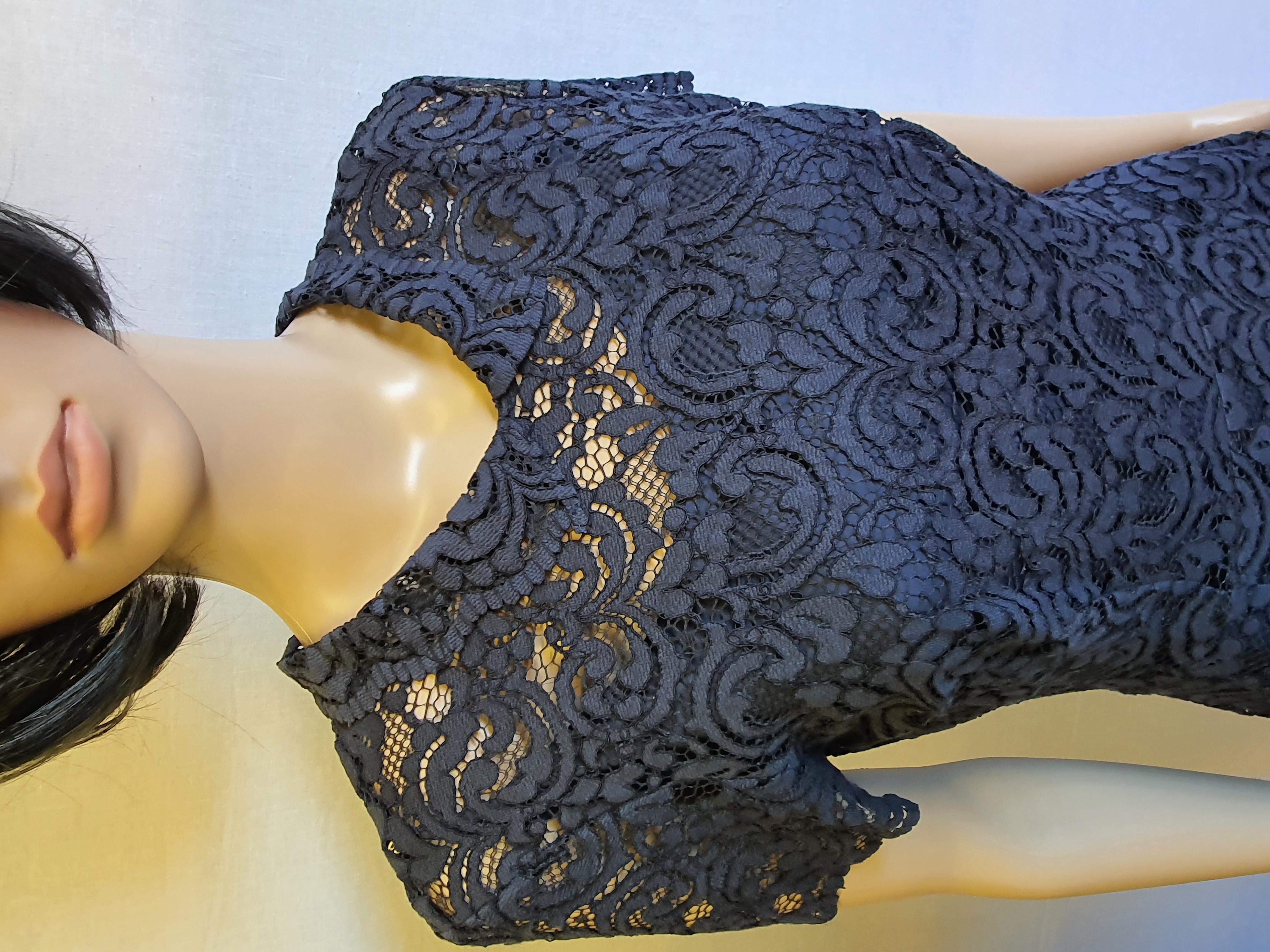 JACK WILLS Navy Blue Lace Dress Size UK 6