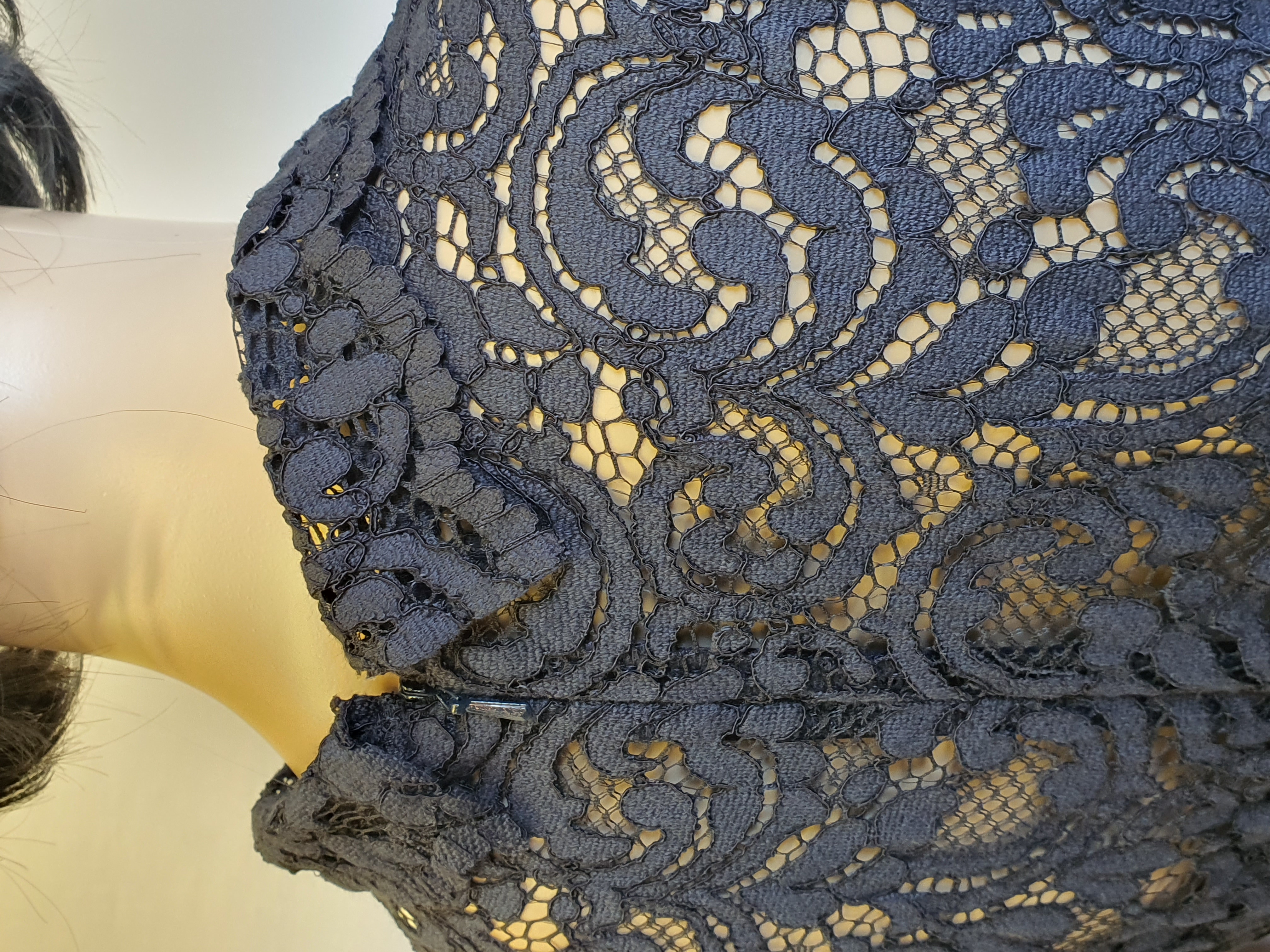 JACK WILLS Navy Blue Lace Dress Size UK 6