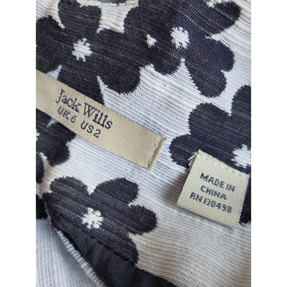 JACK WILLS Party Floral Sleeveless Cocktail Dress size UK 6