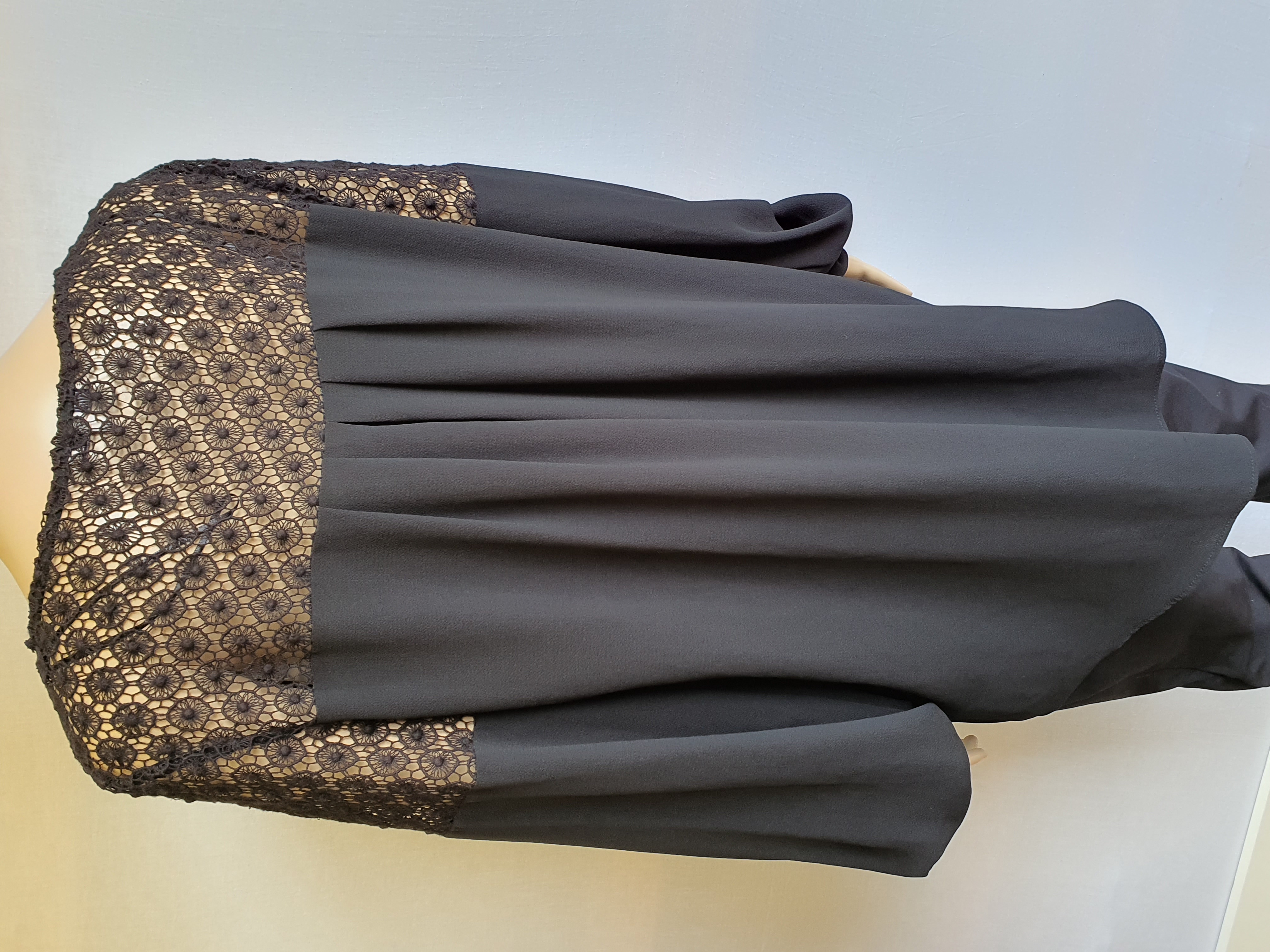 LIMITED EDITION By M&S Black Lacy Top Size UK 14