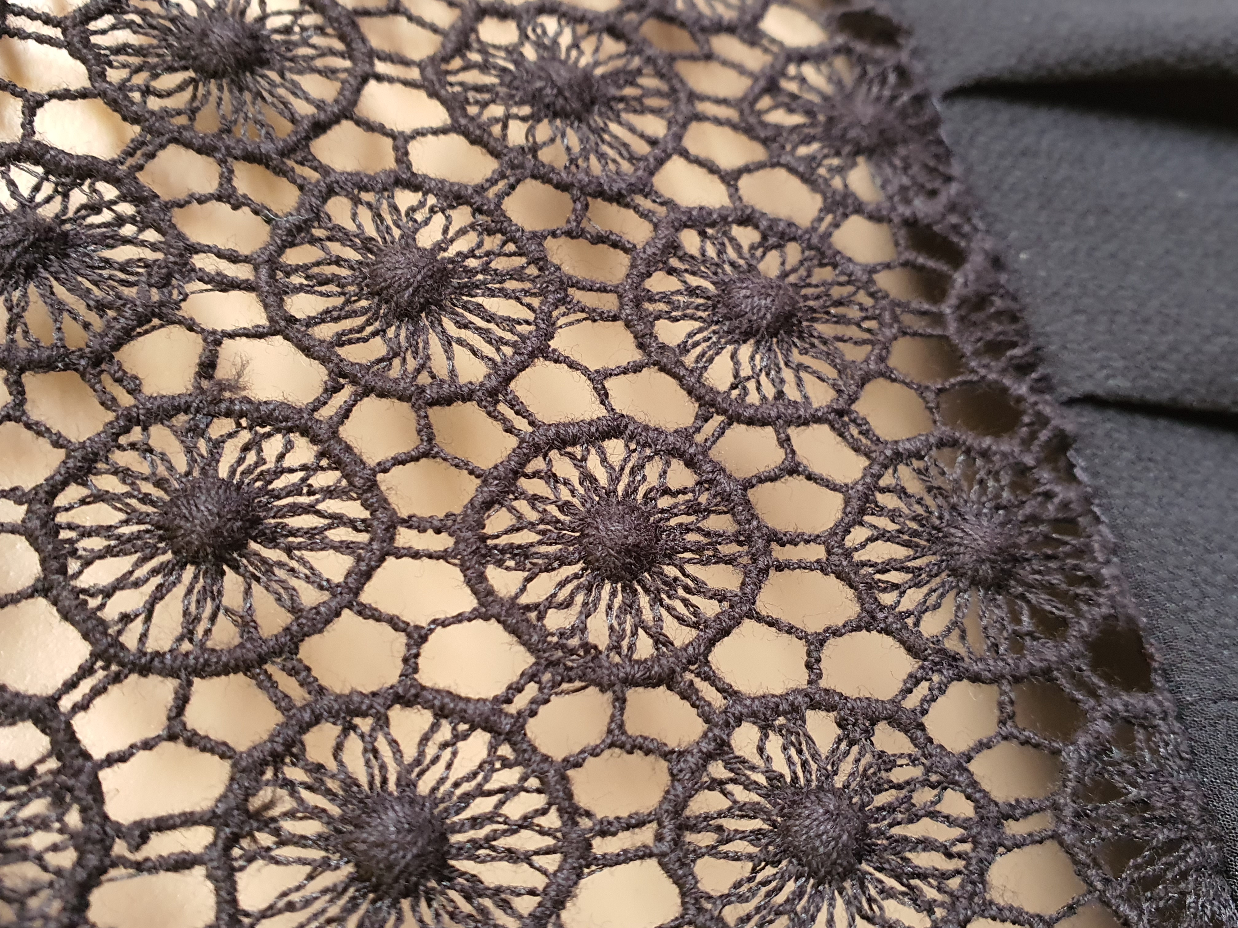 LIMITED EDITION By M&S Black Lacy Top Size UK 14