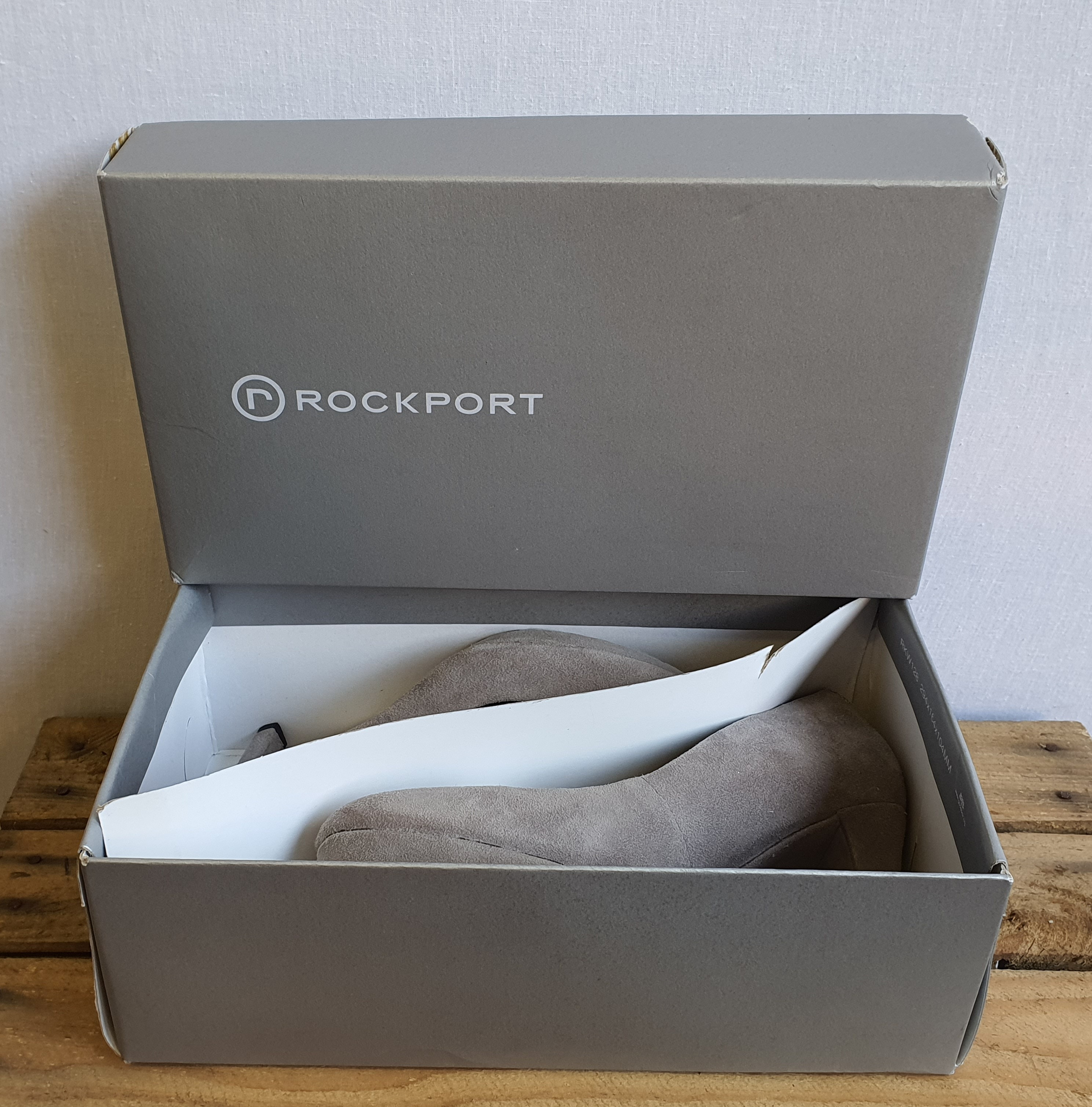 ROCKPORT Grey Heather 4" Heels Size UK 4.5- NEW