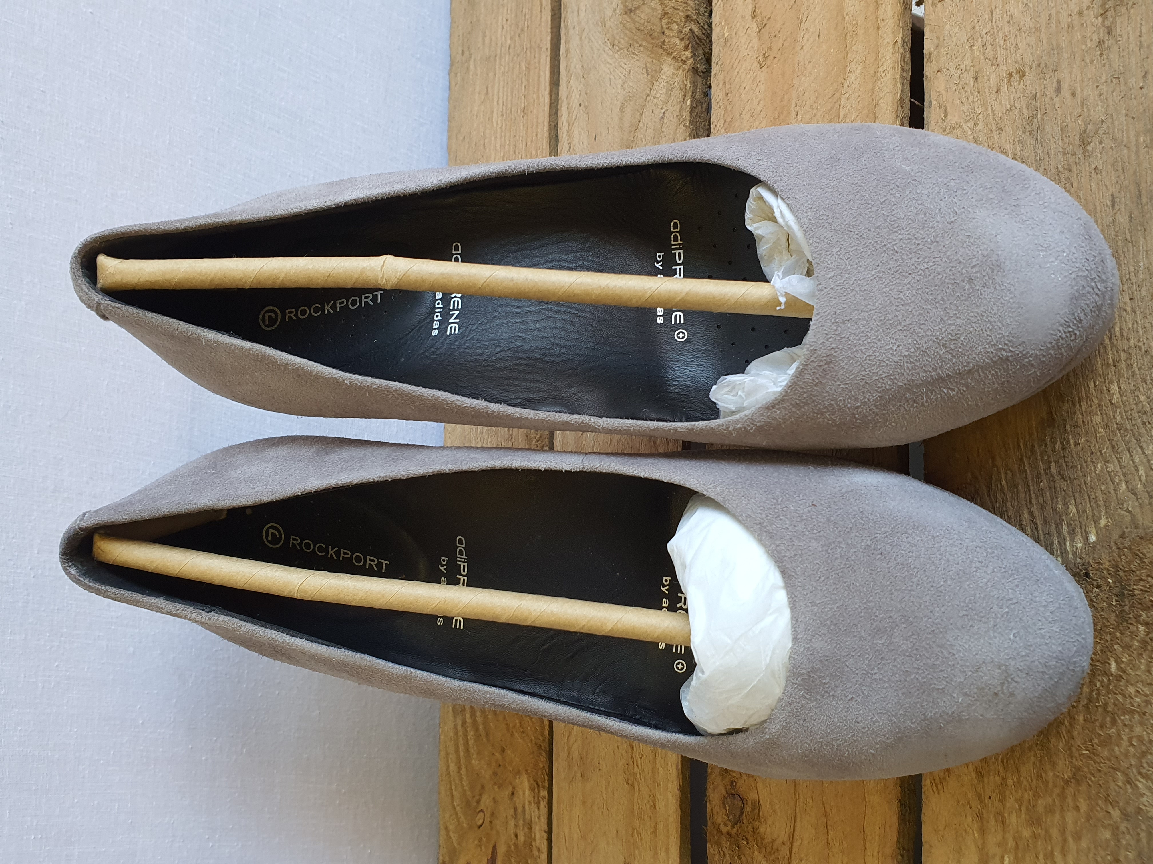ROCKPORT Grey Heather 4" Heels Size UK 4.5- NEW