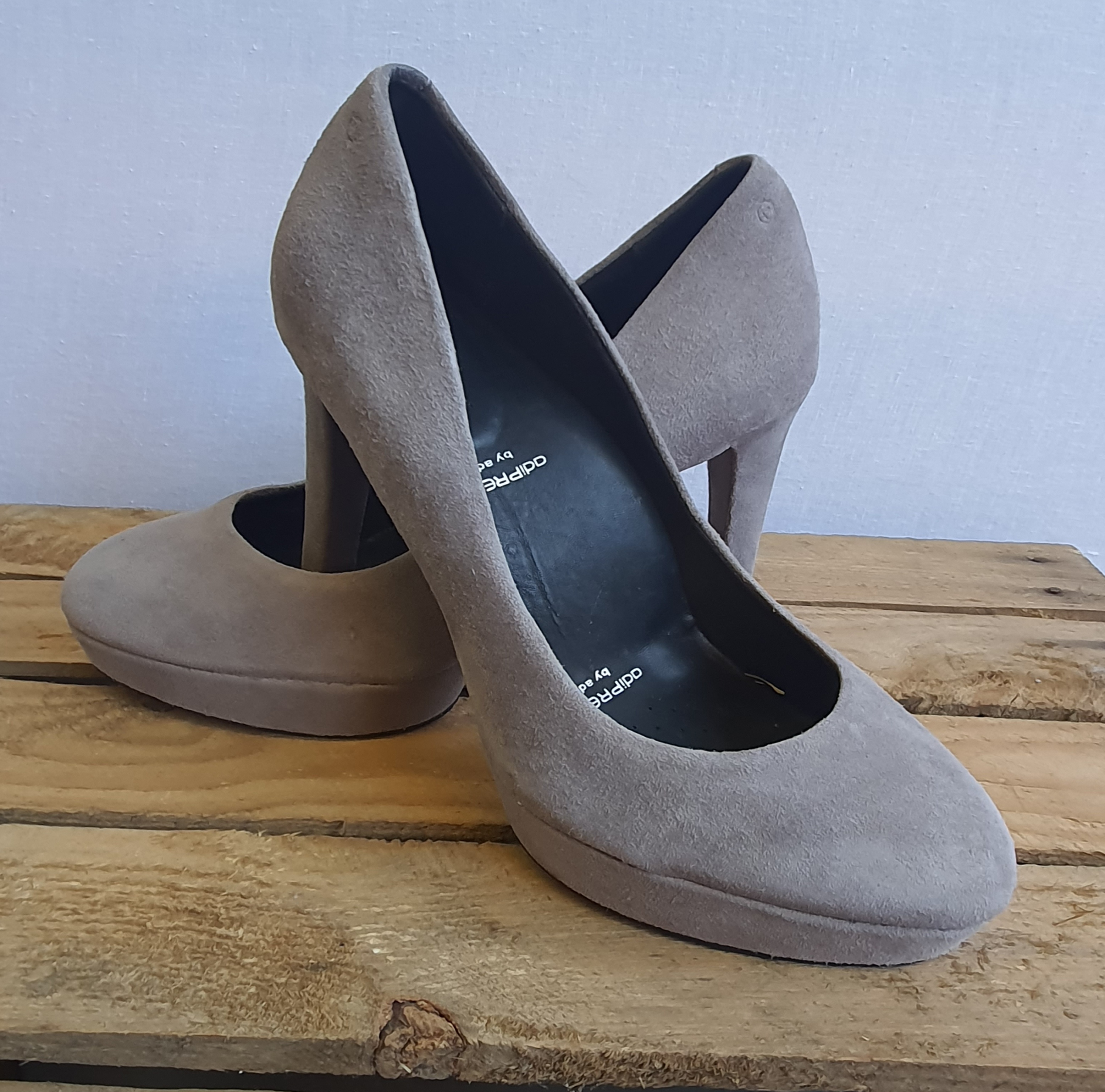 ROCKPORT Grey Heather 4" Heels Size UK 4.5- NEW