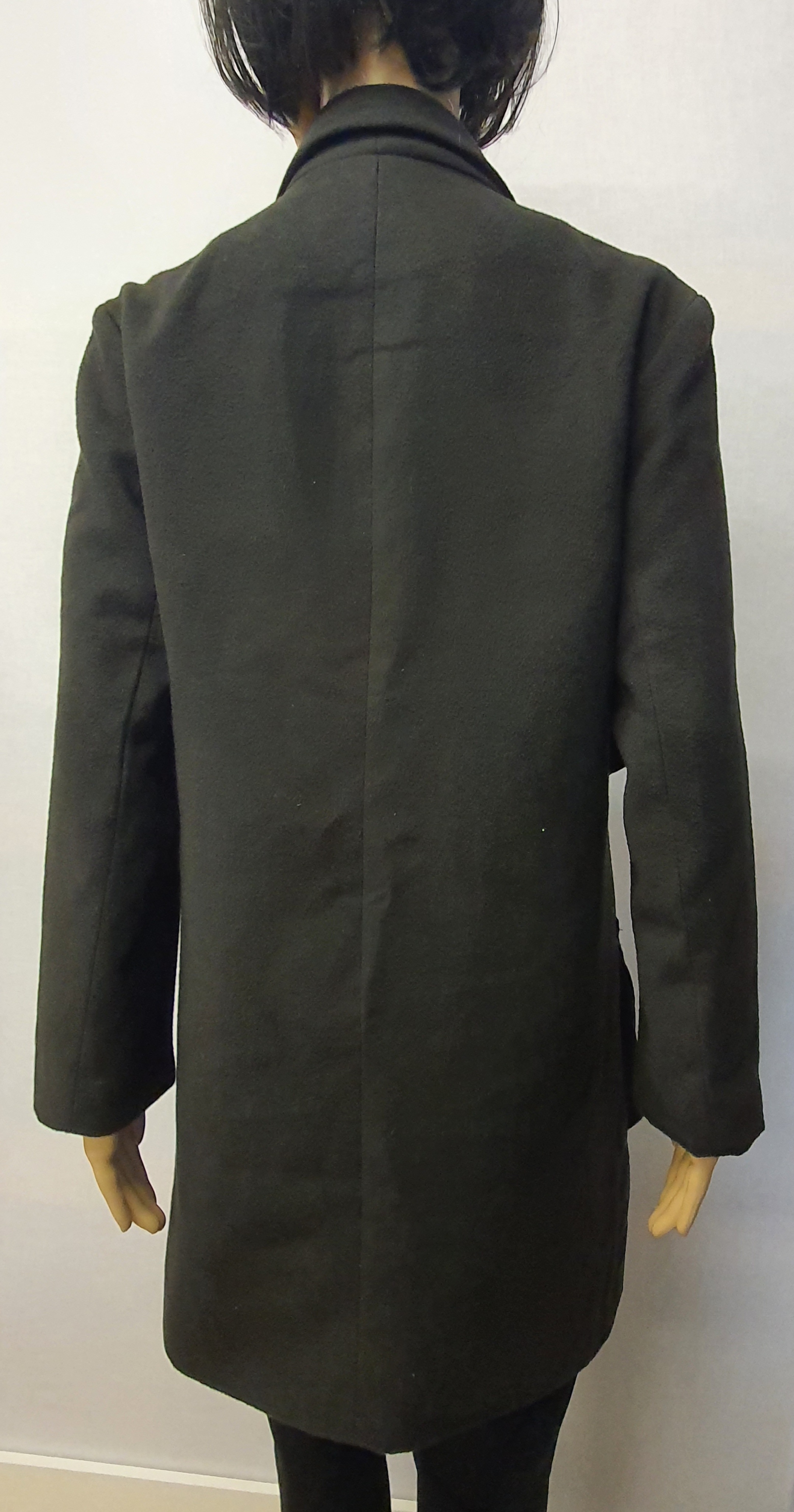 MISSGUIDED Black Multi Pocket Coat Size UK10