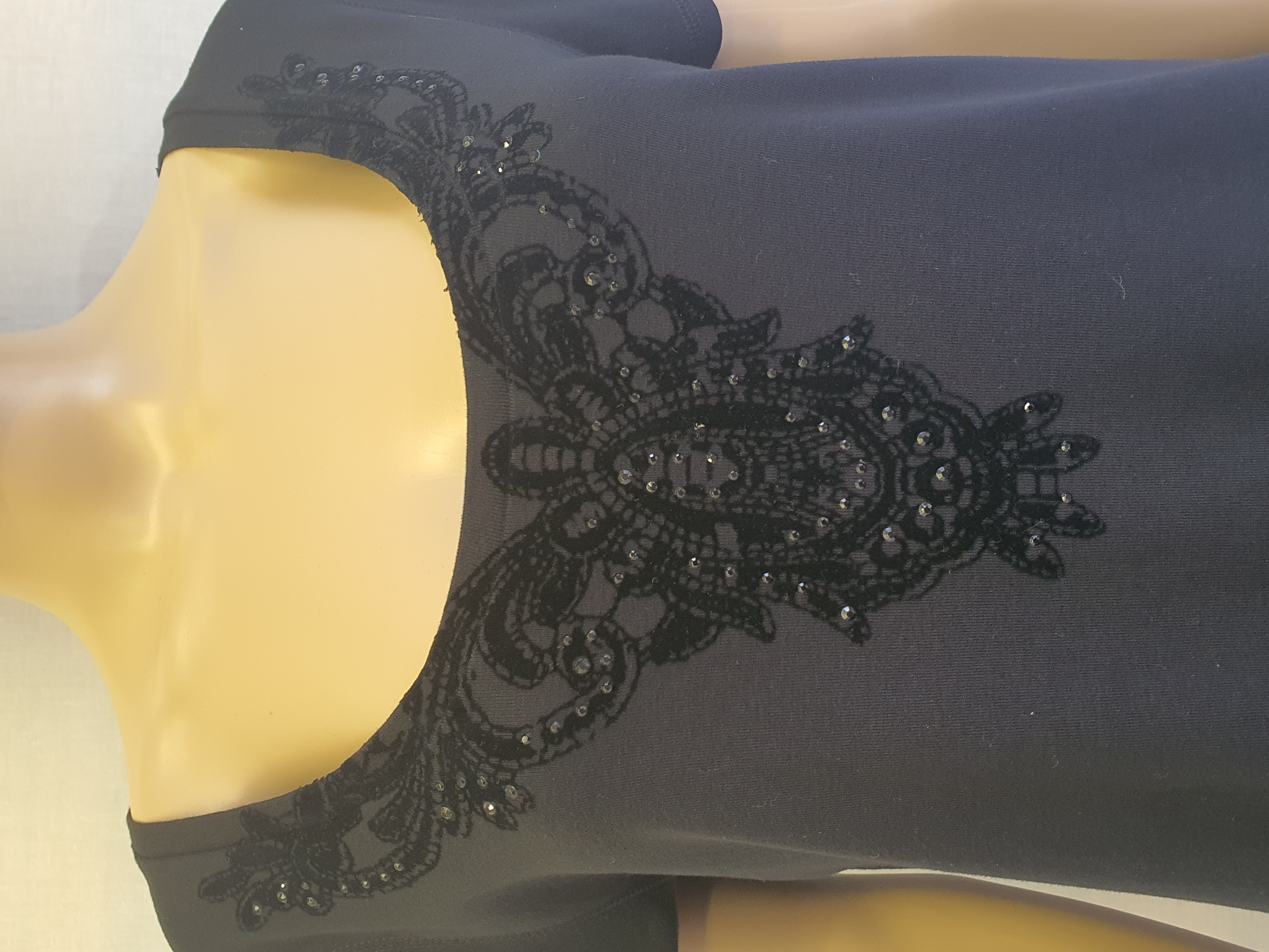 MARKS & SPENCER Black Short Sleeve Top Size UK20