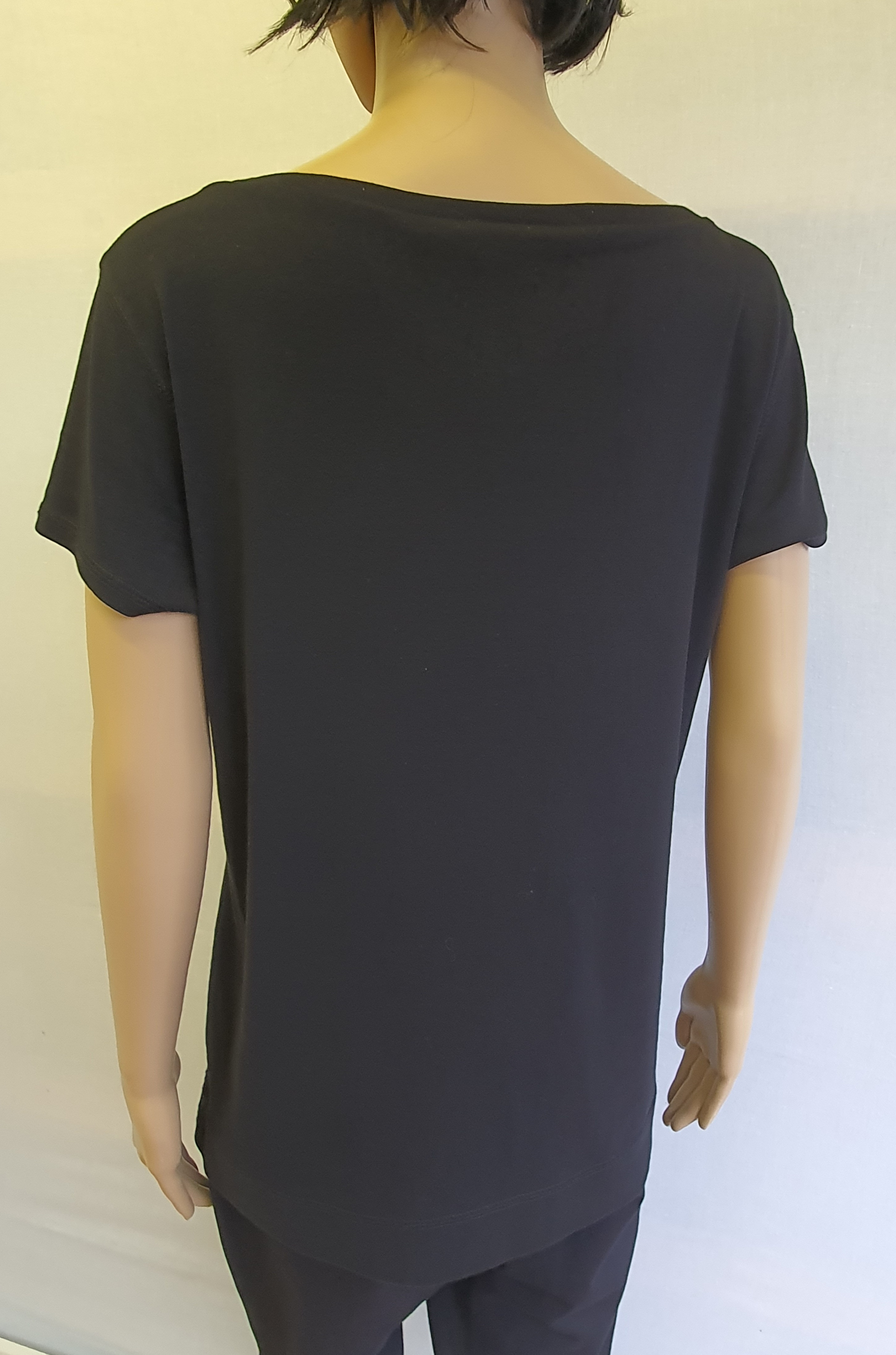 MARKS & SPENCER Black Short Sleeve Top Size UK20