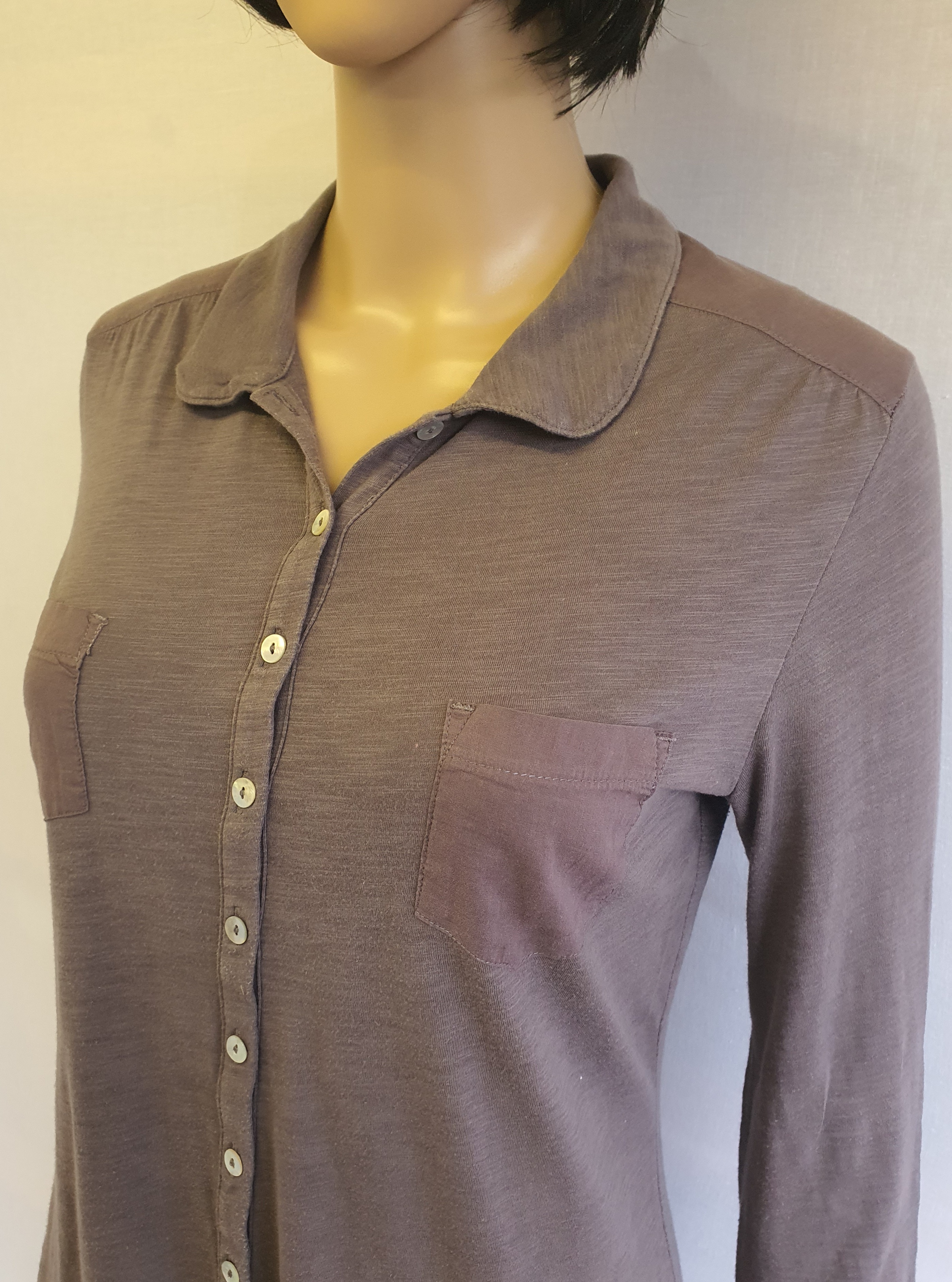 WHITE STUFF L/Sleeve Buttoned Shirt Size UK10