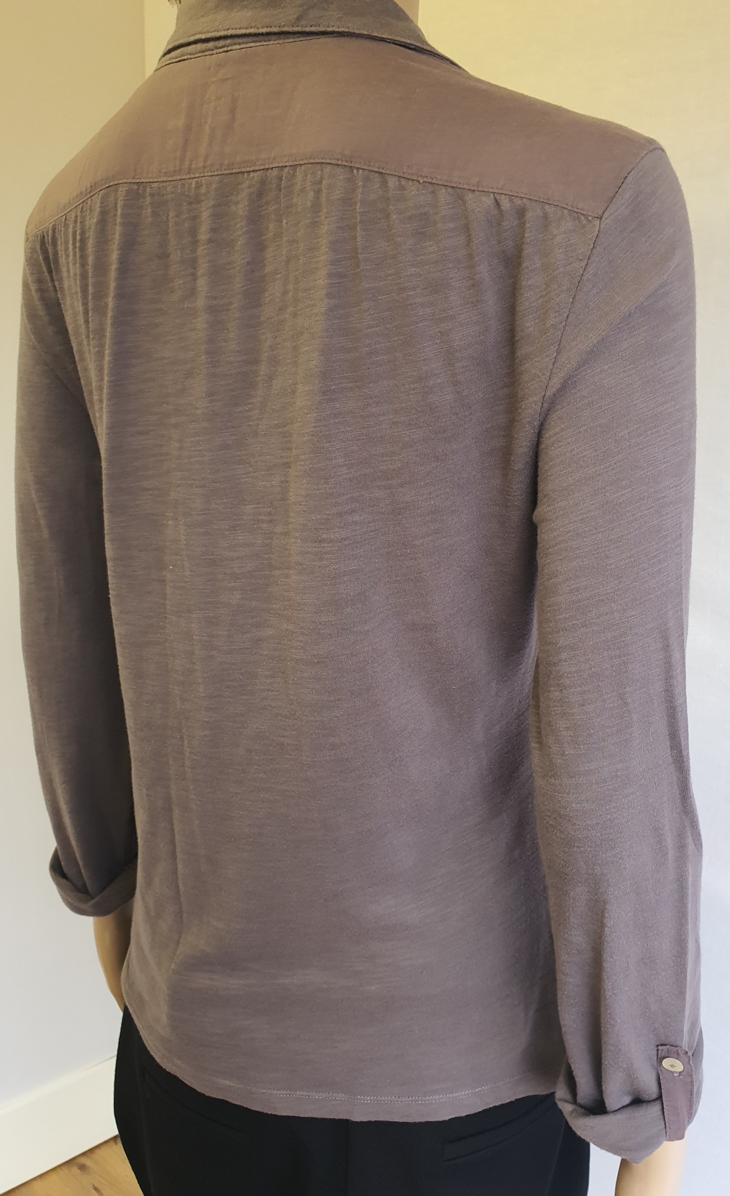 WHITE STUFF L/Sleeve Buttoned Shirt Size UK10