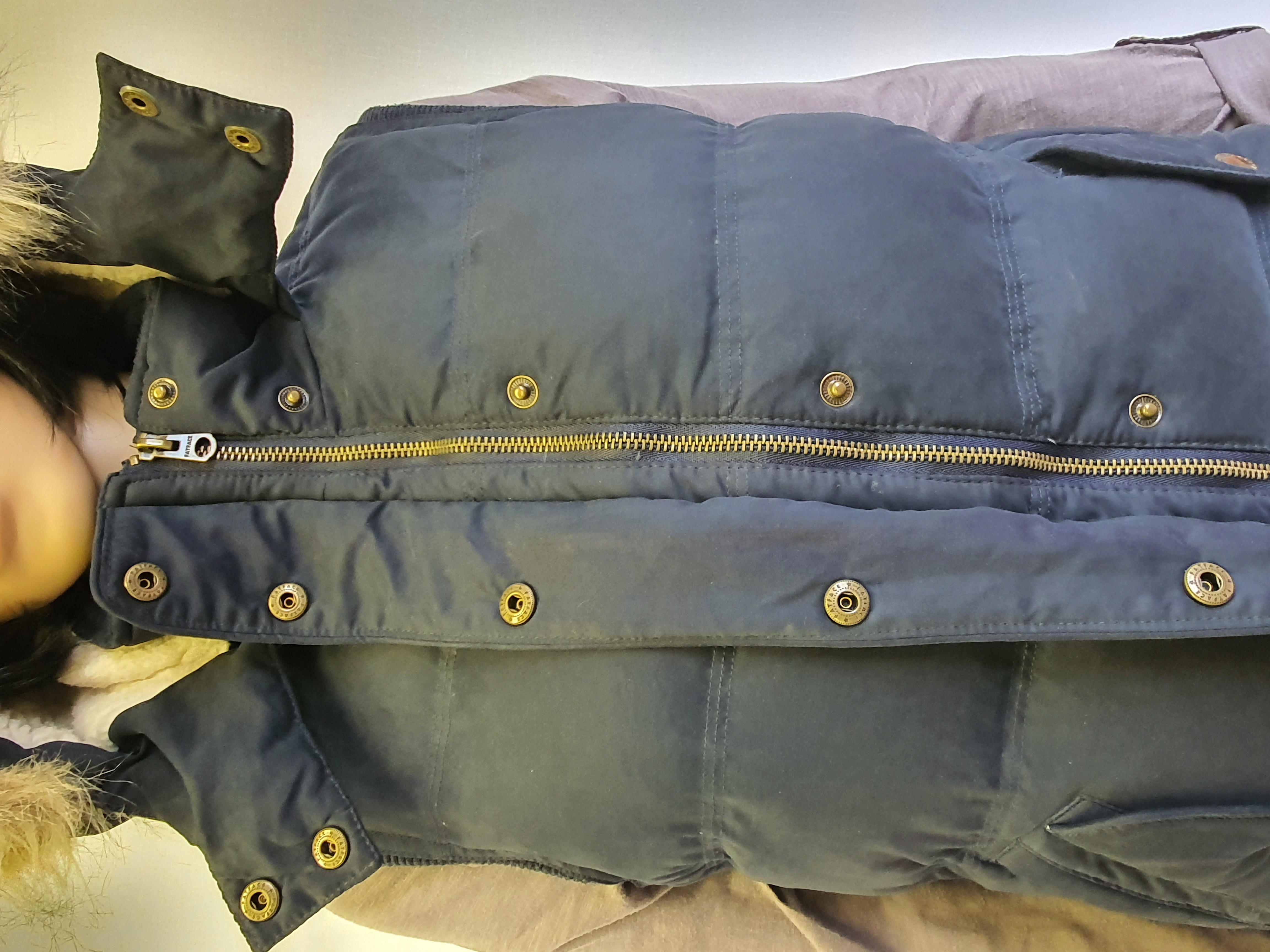 FATFACE Sleeveless Fleece Lined Fur Hooded Bodywarmer Size UK6