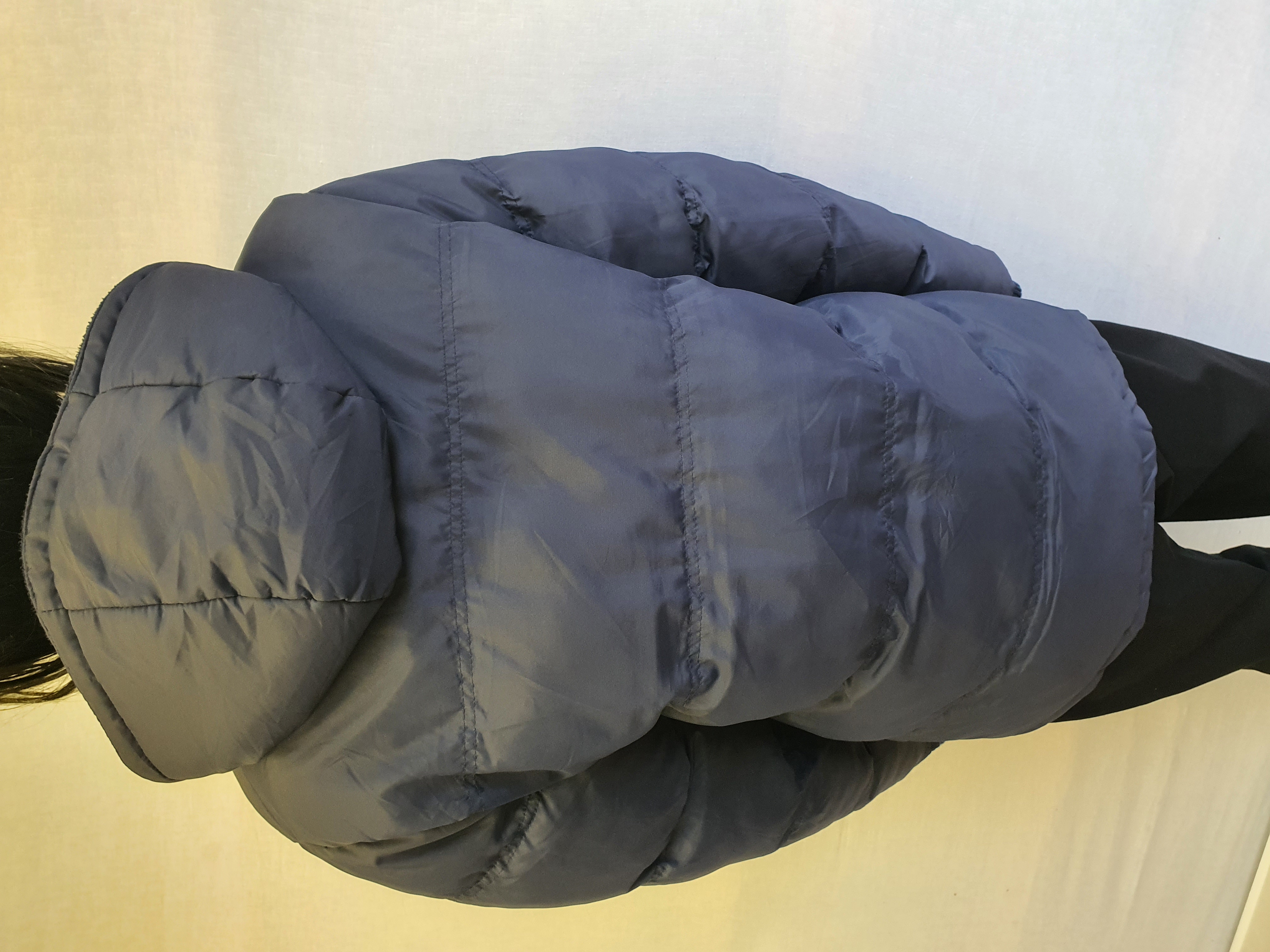 LEE COOPER Blue Padded Fleece Lined Coat Size UK10 /12