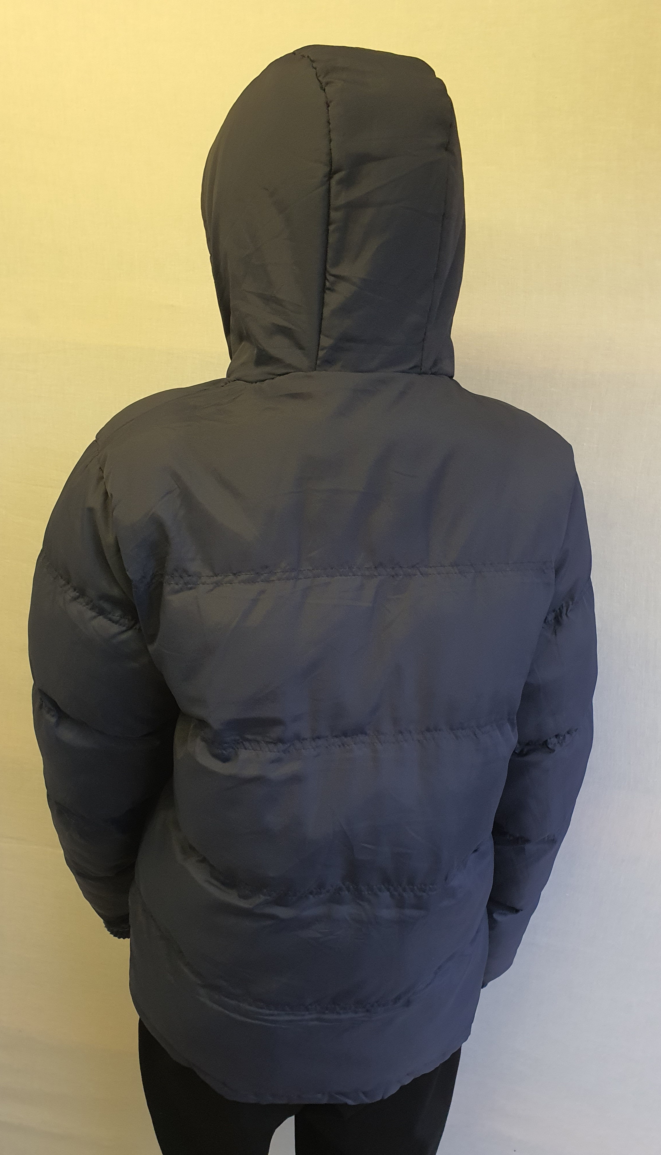 LEE COOPER Blue Padded Fleece Lined Coat Size UK10 /12