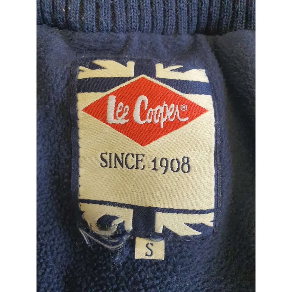 LEE COOPER Blue Padded Fleece Lined Coat Size UK10 /12
