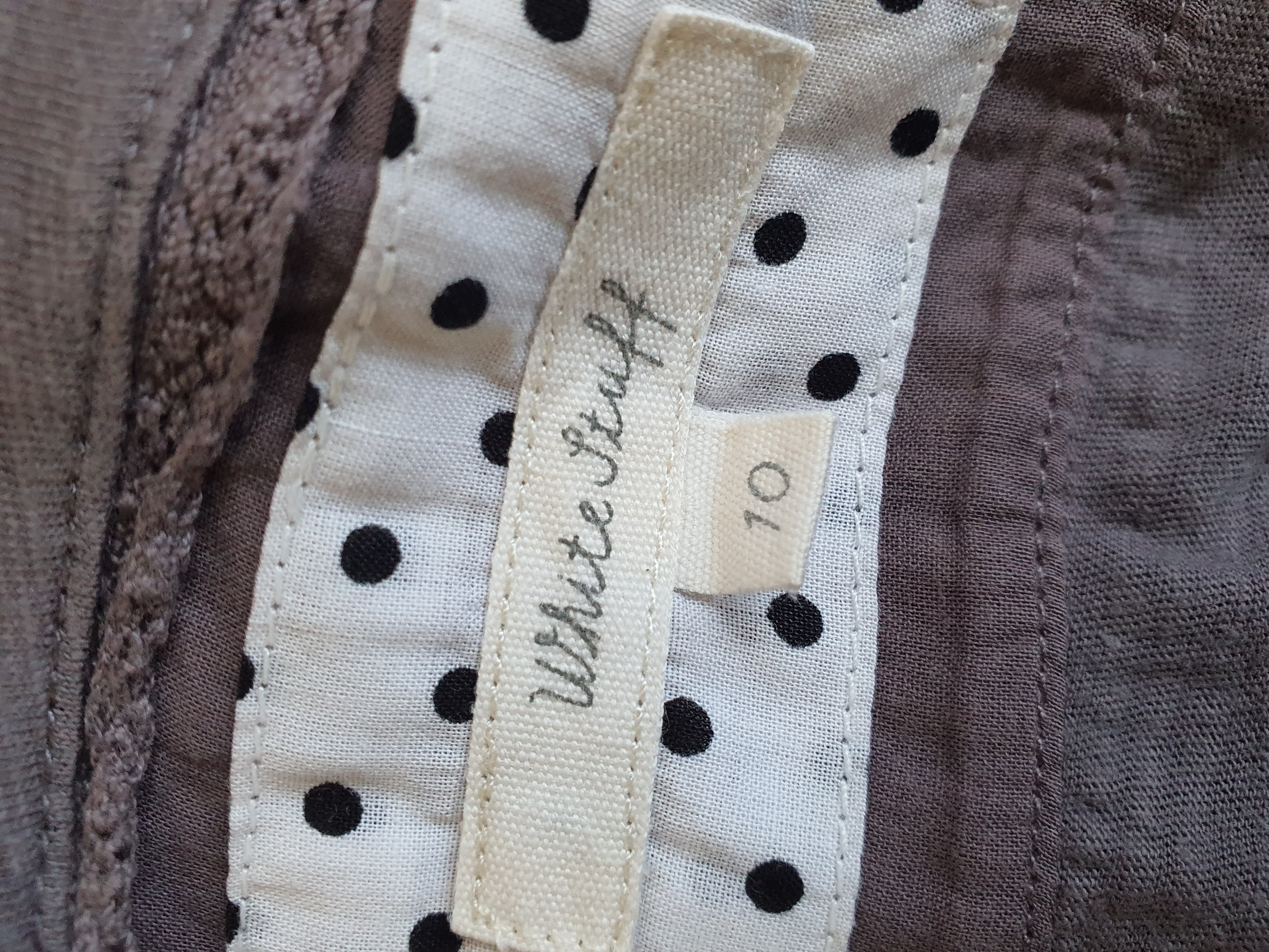 WHITE STUFF L/Sleeve Buttoned Shirt Size UK10