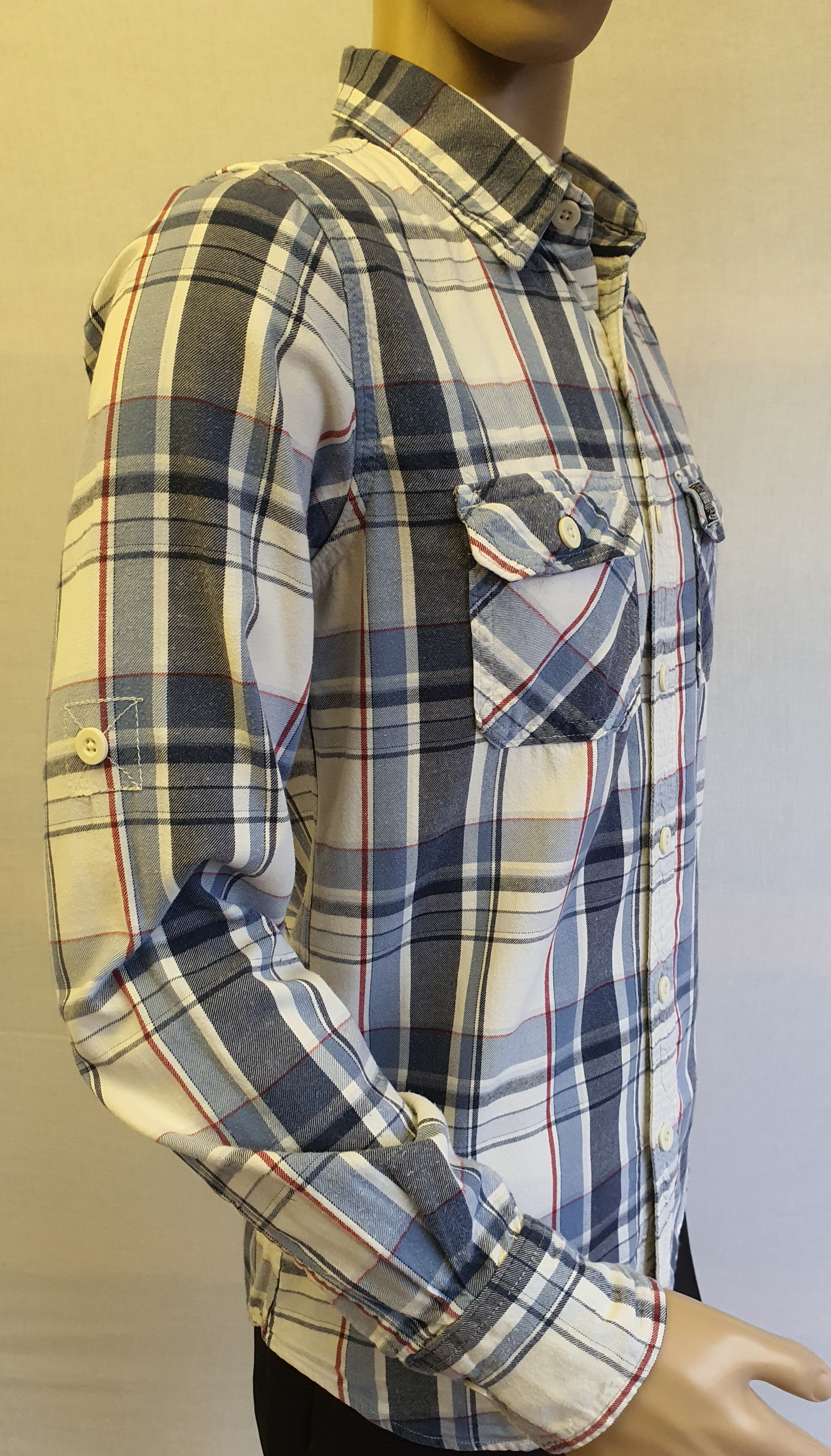 SUPERDRY Long Sleeve Cheque Lumberjack Shirt Size M