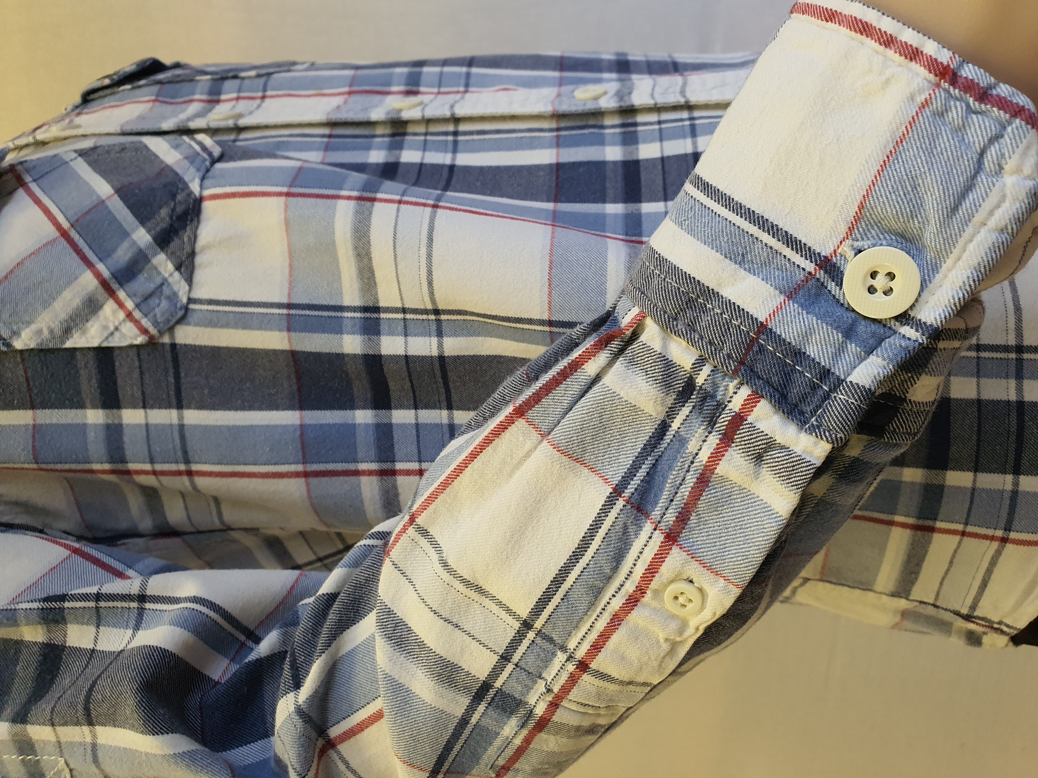 SUPERDRY Long Sleeve Cheque Lumberjack Shirt Size M
