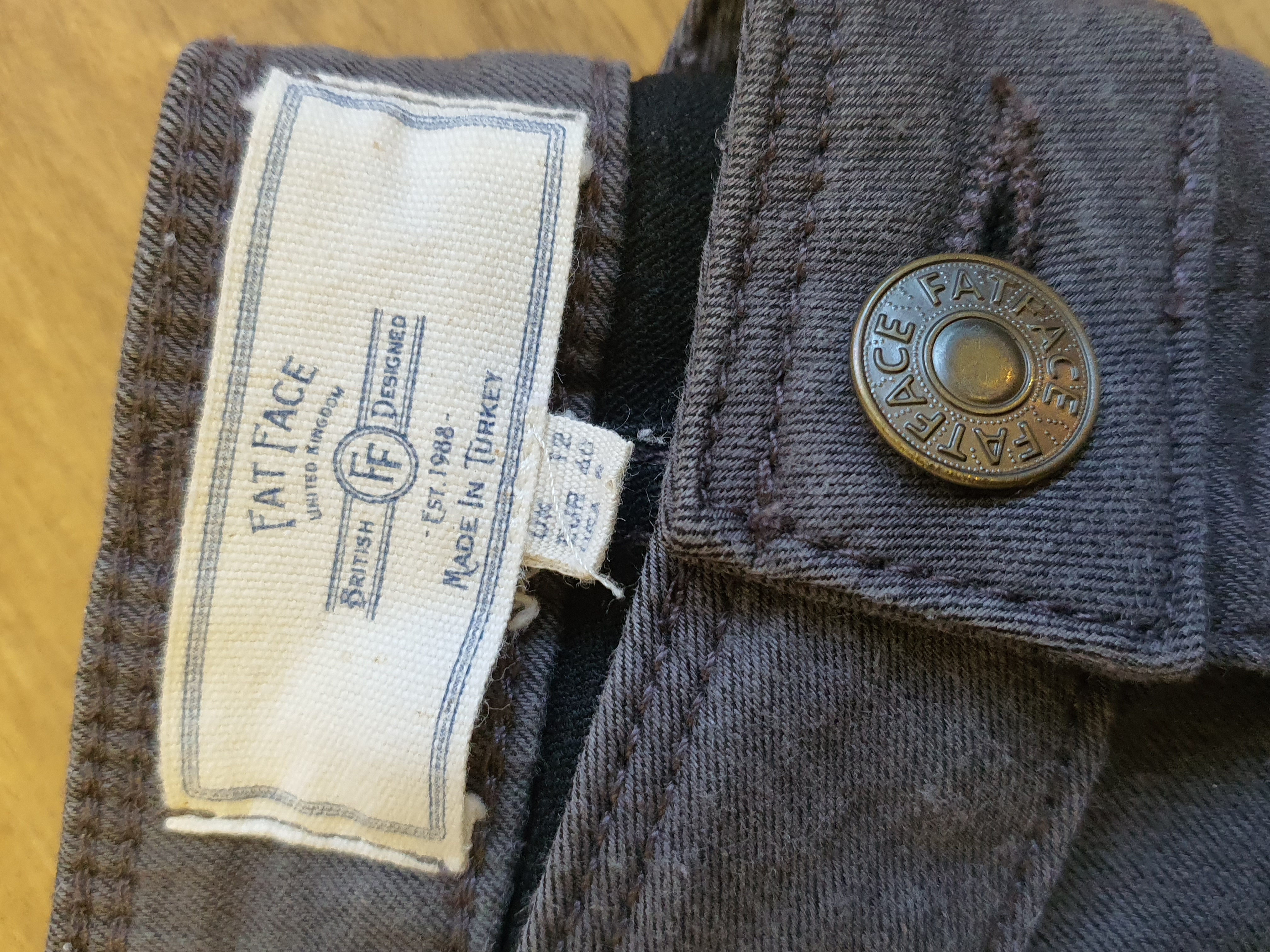 FATFACE Grey Jeans Size UK12 - 30w 28L