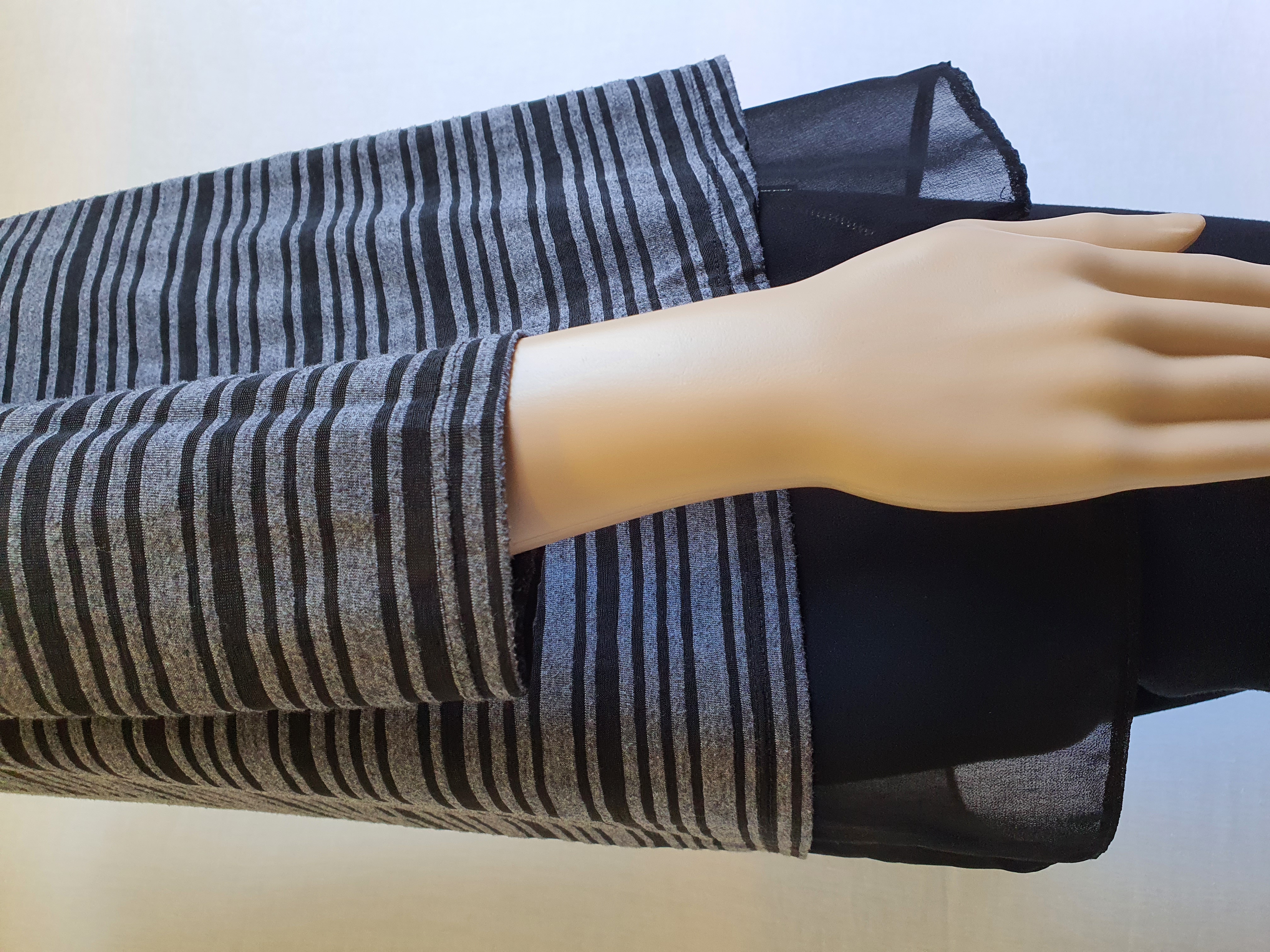 PHASE EIGHT Long Sleeve Striped Top Size UK 12
