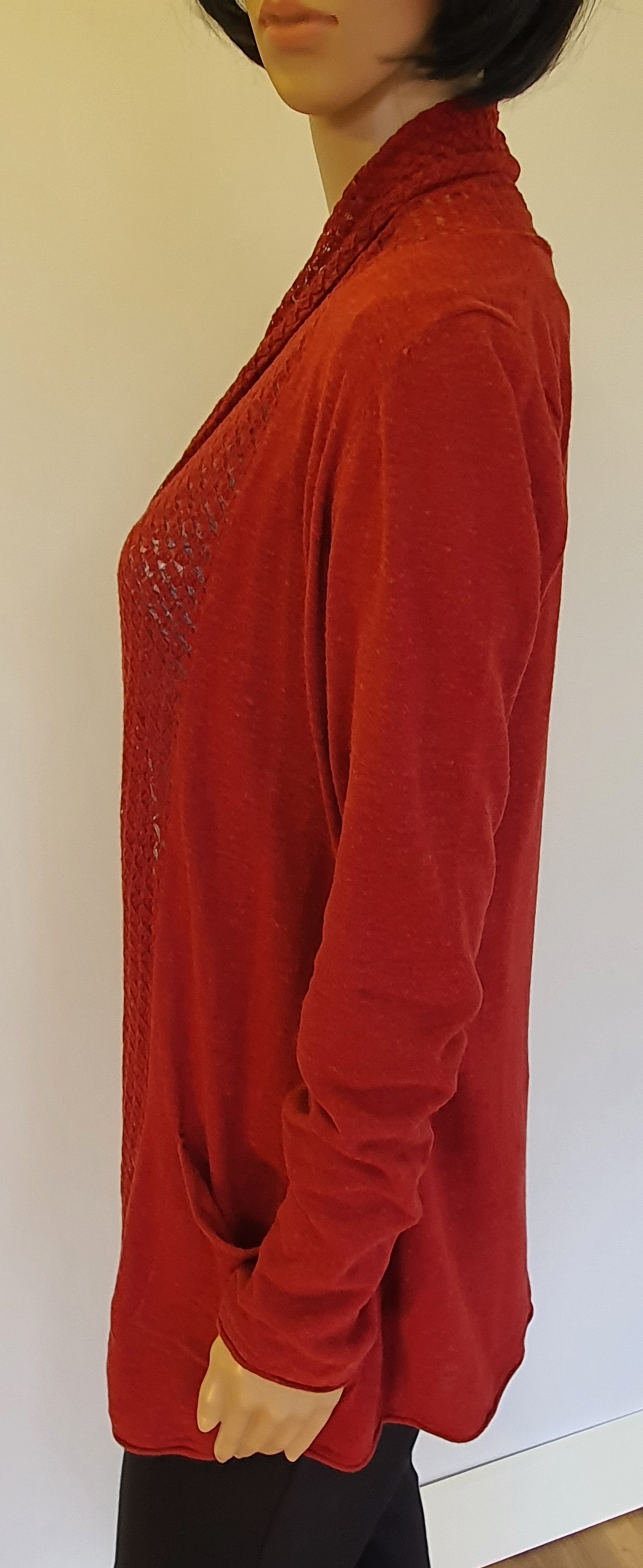 FATFACE Red Long Sleeve Cardigan Size UK10