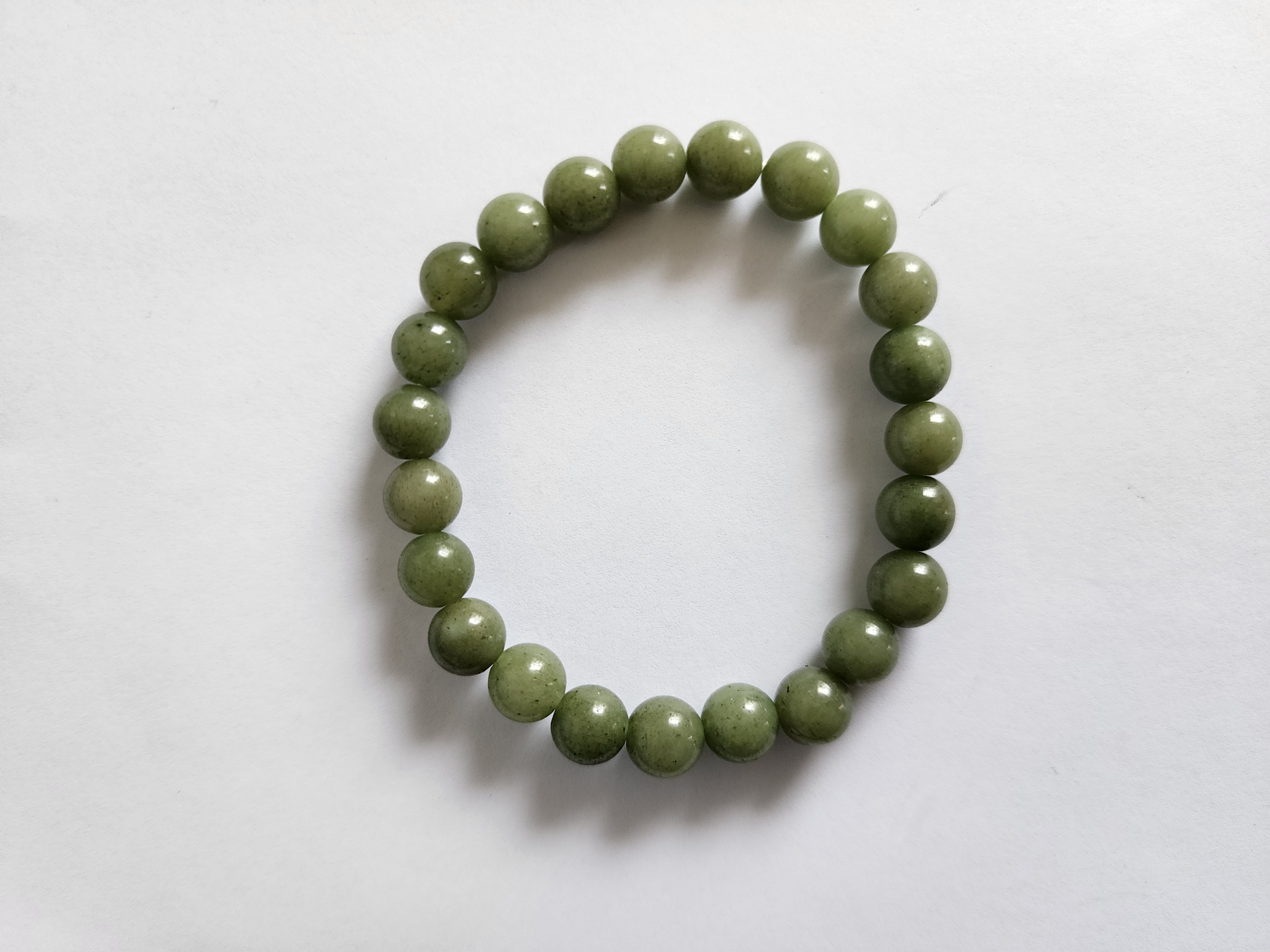 Jade Luck & Protection Imprinted Frequency Beaded Bracelet