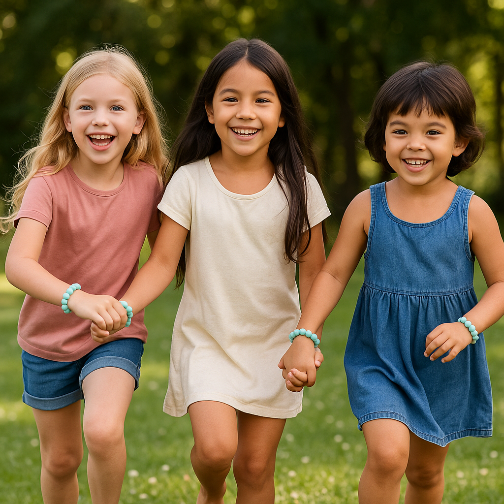 Amazonite Heart Chakra Imprinted Frequency Beaded Bracxelert