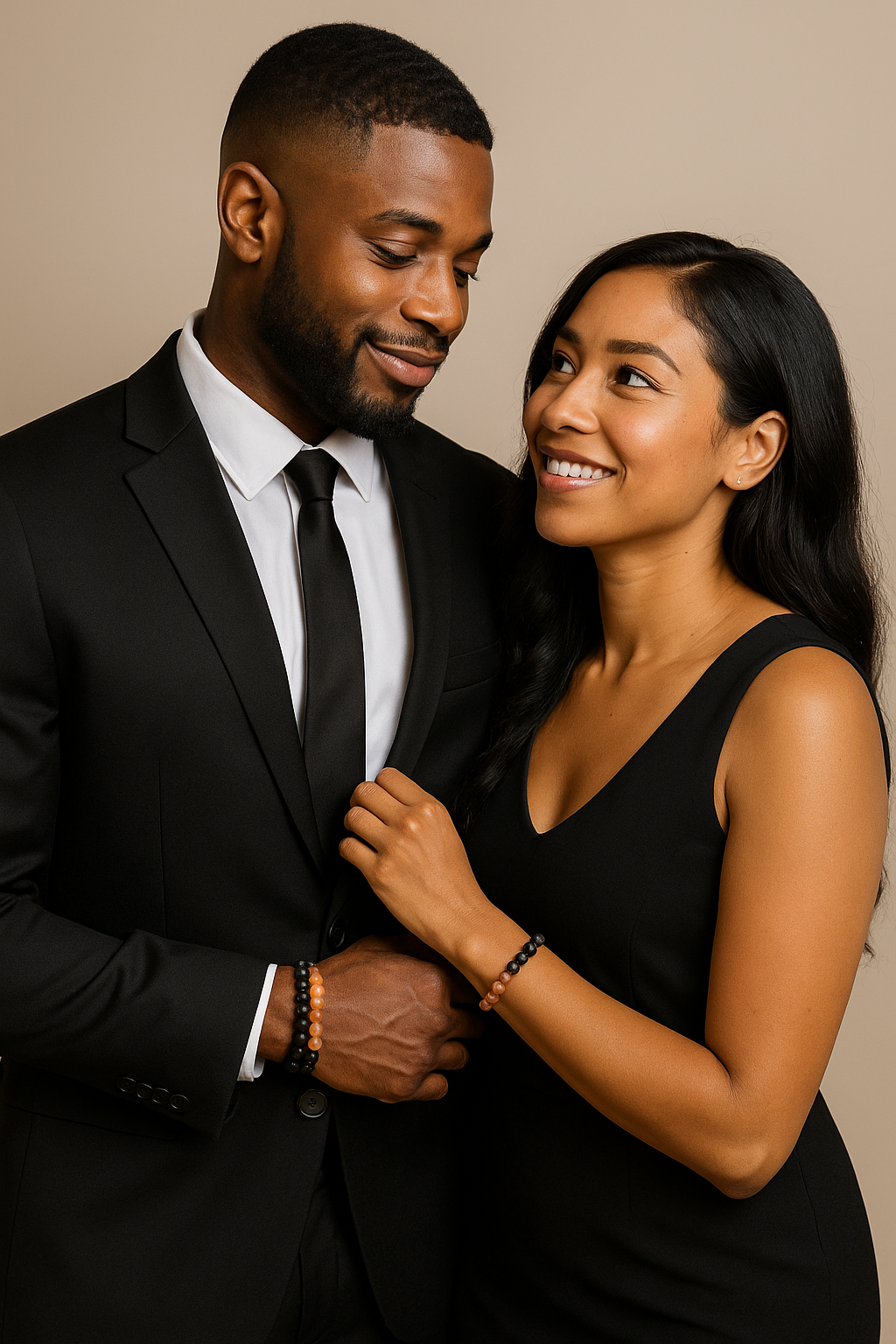 Sunstone Emotional Balance Imprinted Frequency Beaded Bracelt